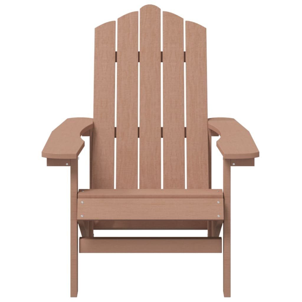 vidaXL Gartenstuhl Adirondack-Gartenstuhl HDPE Braun (1 St)