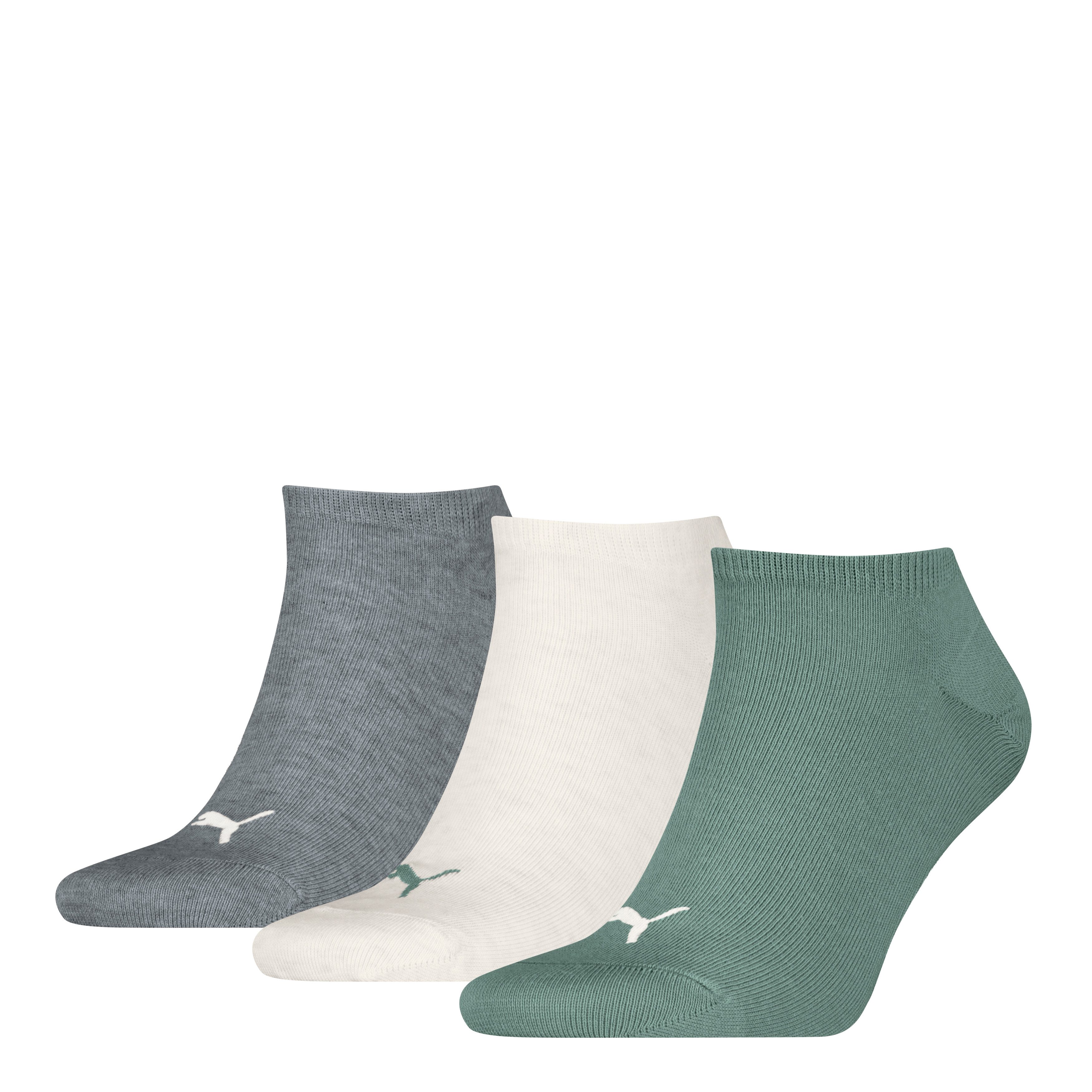 PUMA Sneakersocken PUMA UNISEX SNEAKER PLAIN 3P (3-Paar, 3 Paar) mit kleinem Logo