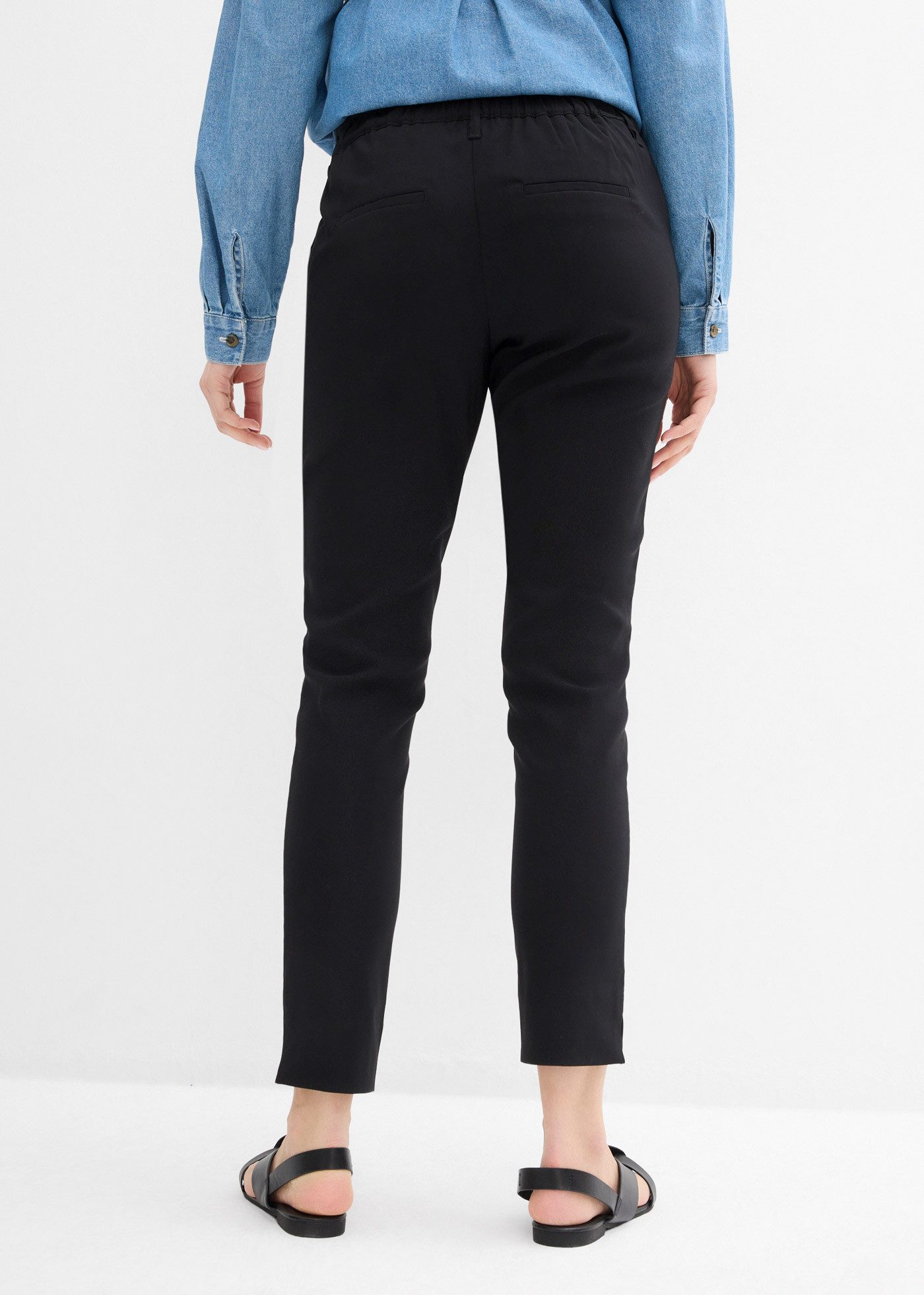 bonprix Umstandshose im Chino-Stil, mit Gummizügen und bequemem Jersey-Einsatz am Bauch