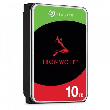 Seagate IronWolf ST10000VN000 10 TB - interne Festplatte -3,5 Zoll - schwarz interne HDD-Festplatte (10 TB) 3,5"
