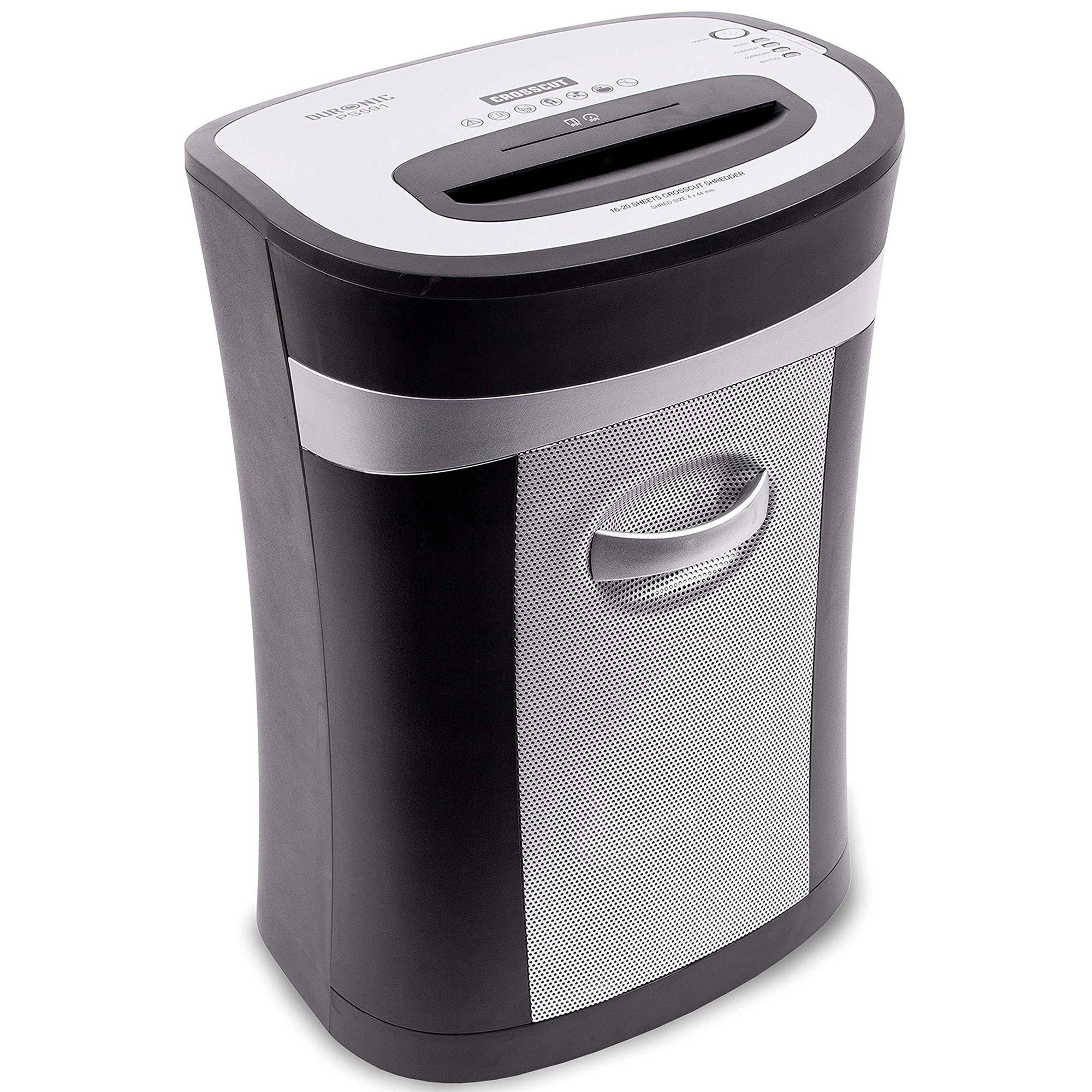 Duronic Aktenvernichter, PS581 Aktenvernichter, 20 Blatt Partikelschnitt P2, 33 Liter Papierkorb