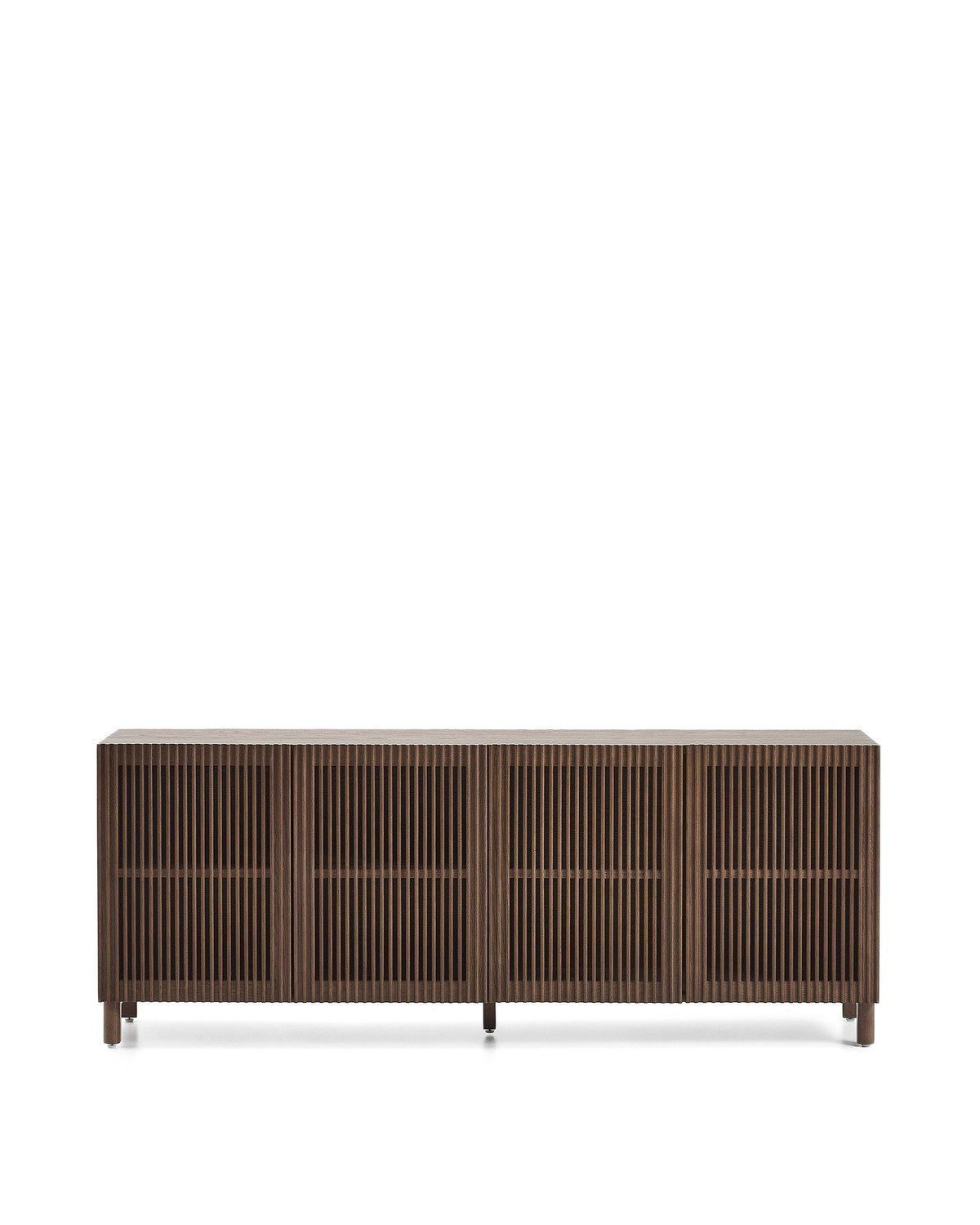 Natur24 Sideboard Beyla Sideboard 181 x 70.8 x 42.5 cm MDF Esche Eichenfurnier Braun