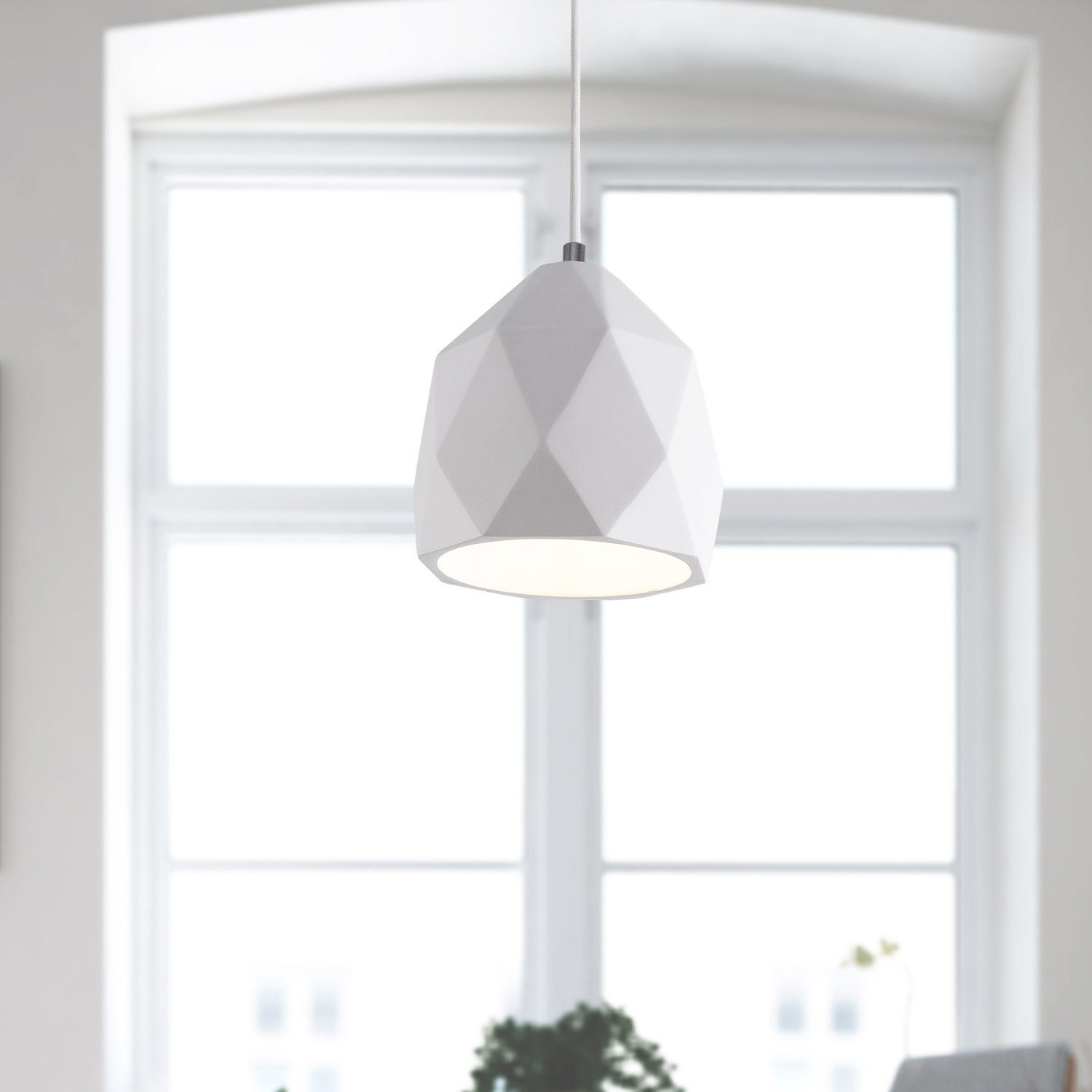 Leuchtmittel, Lampe Paco LED, Für Esszimmer Wohnzimmer Höhenverstellbar ohne Home Küche, Pendelleuchte E27, FREE-TOWN,