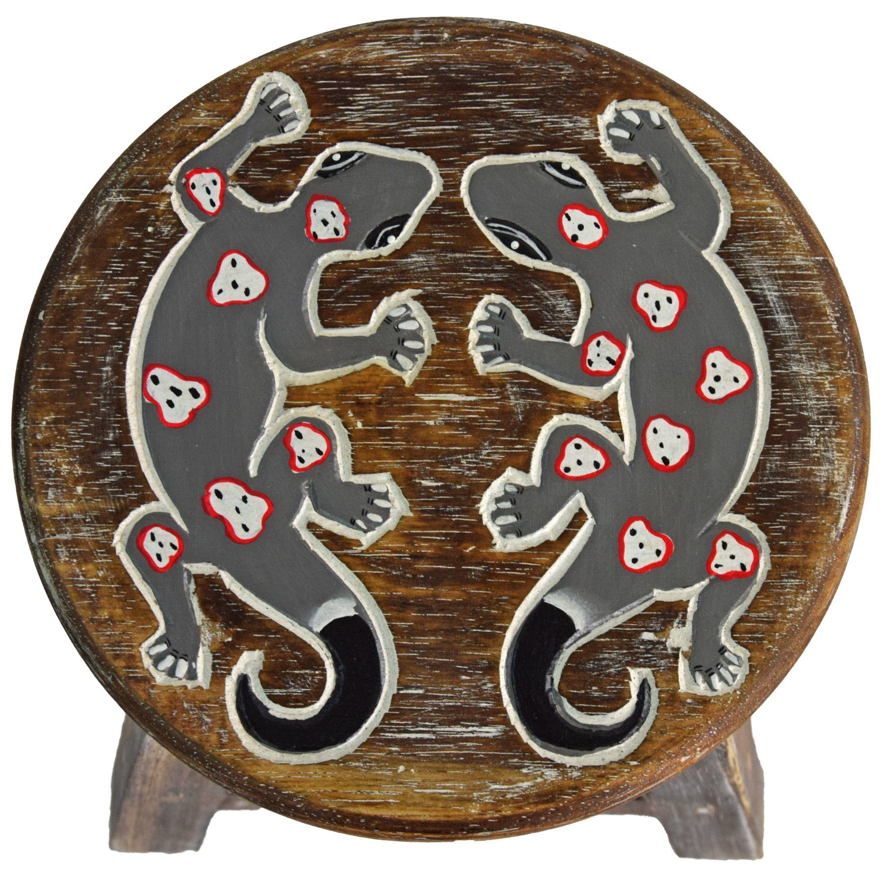 SIMANDRA Стулья Holzhocker (1 St., Braun), Handarbeit