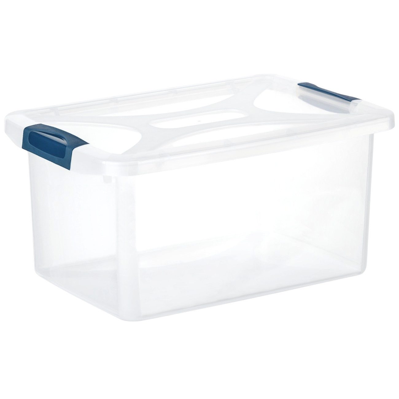 Aufbewahrungsbox Plastikbox mit Deckel und Verschluss-Clips