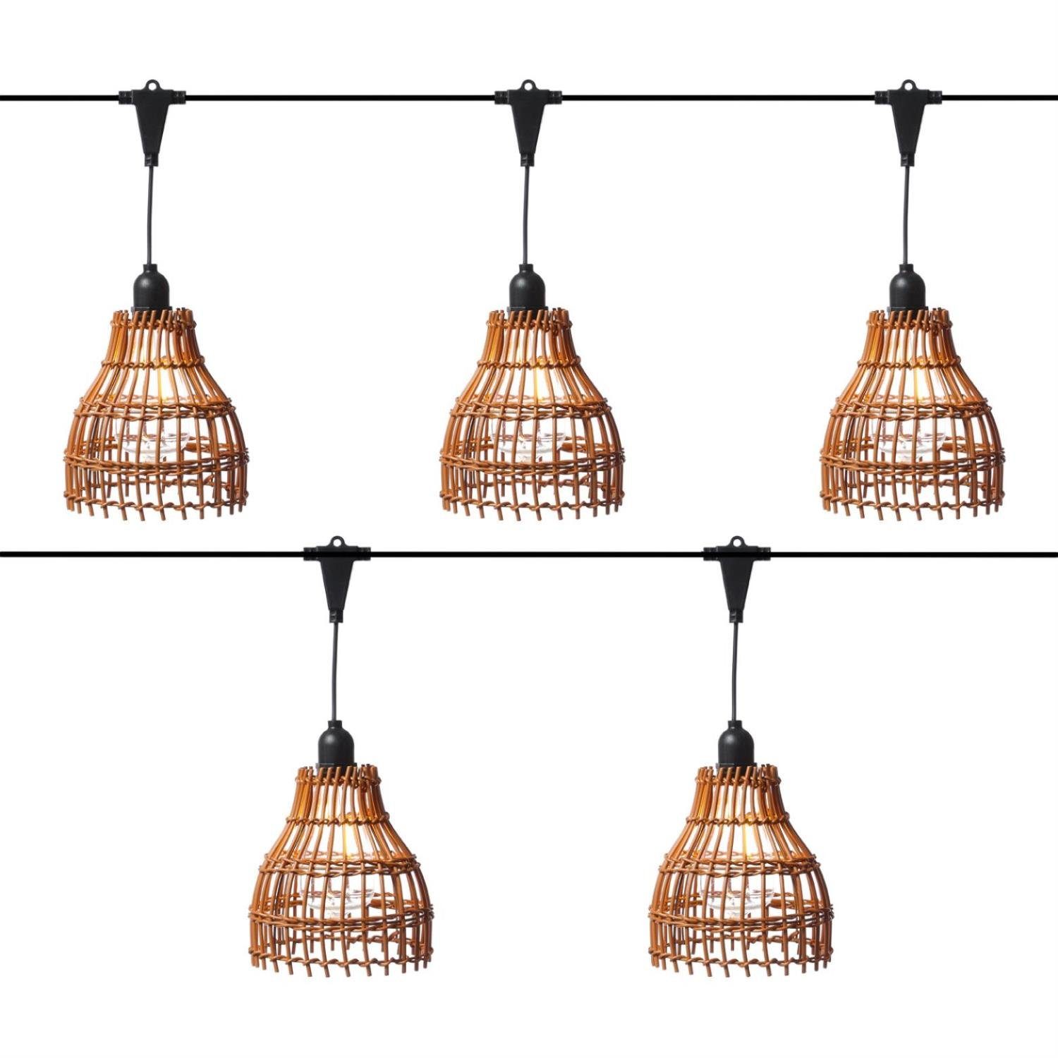 MARELIDA LED-Lichterkette Lampenschirme Party Deko Boho günstig online kaufen