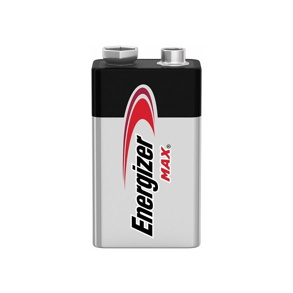 Energizer Energizer Max E-Block 9V Batterie 1er Blister Batterie Fotobatterie, (9 V Block-Batterien V), Bis zu 5 Jahre lagerfähig