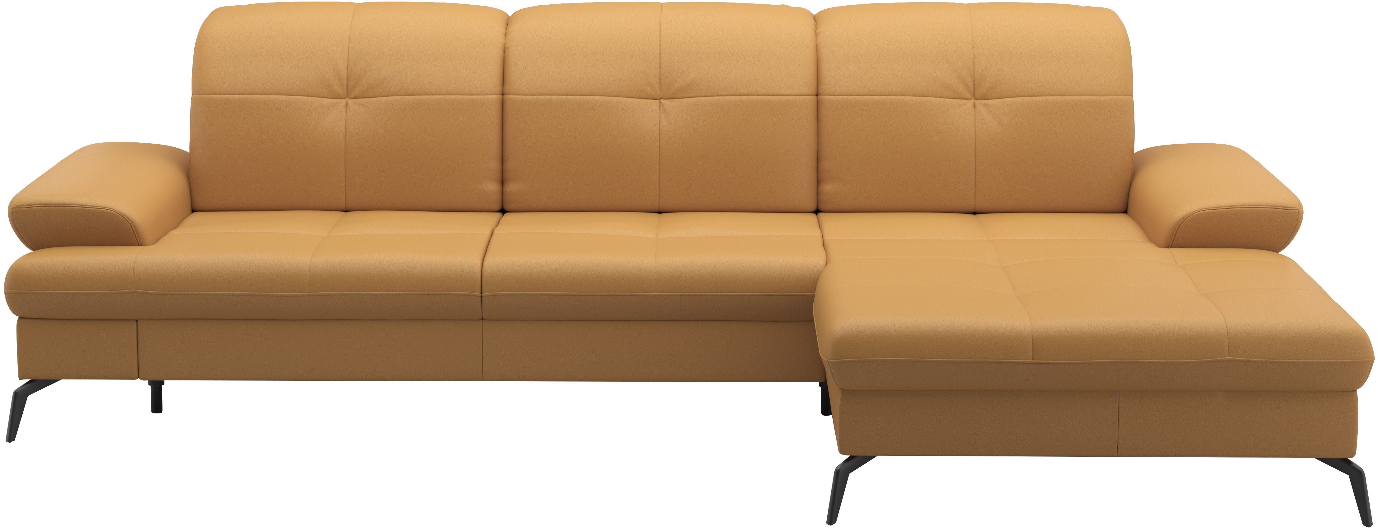 sit&more Ecksofa Amica, L-Form, inkl. Sitztiefenverstellung & Armteilverstellung, wahlweise mit Bettfunktion, Bettkasten und Kopfteilverstellung