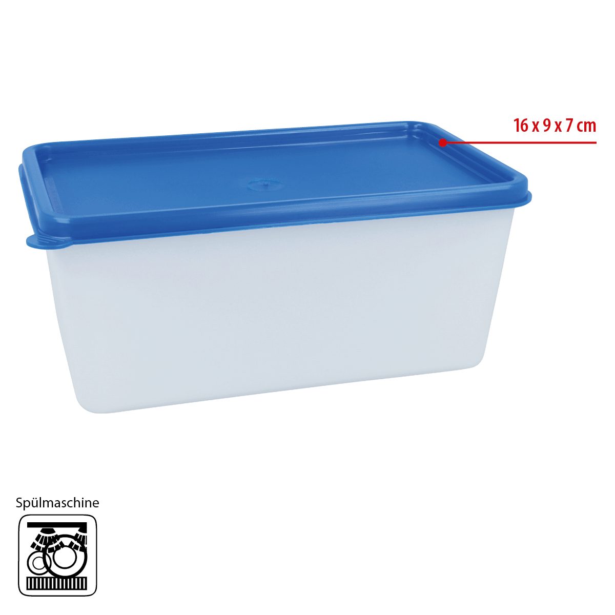 EUROHOME Vorratsdose Gefrierdosen Set 0,75L zum Frischhalten und Gefrieren, Kunststoff, (Set, 1-tlg., Frischhaltedose im 5er Set), Gefrierdosen mit fest Deckel - Vorratsdosen Set