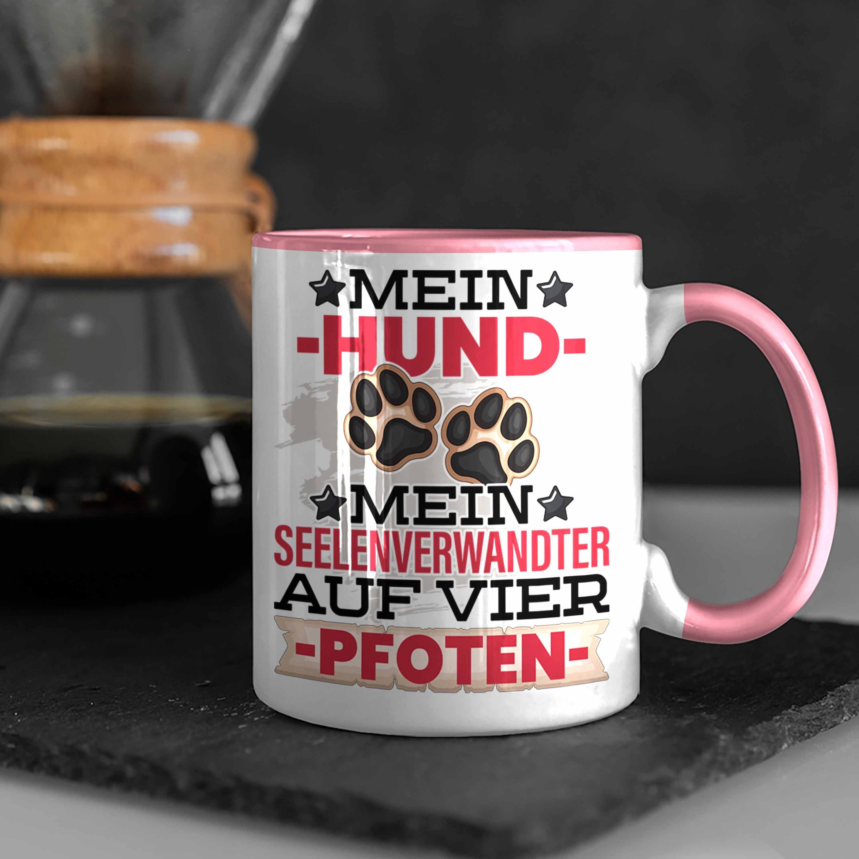 Rosa Hunde Tasse Kaffee-Becher Geschenk Seelenverwandter Tasse Trendation Hundebesitzer Mein