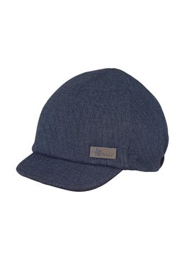 Sterntaler® Beanie Schirmmütze (1-St., Cap für Kinder mit Größenregulierung ideal für den Sommer) Kindermütze bedruckt in Jeansoptik mit UV- Schutz