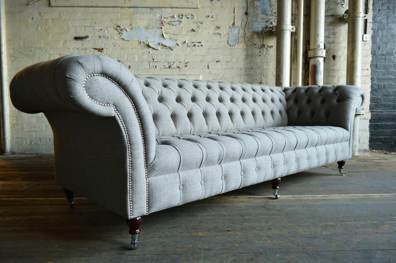 Big Sitzer Polster 4 245cm Chesterfield Sofa Sofa, XXL JVmoebel Sofas Couch