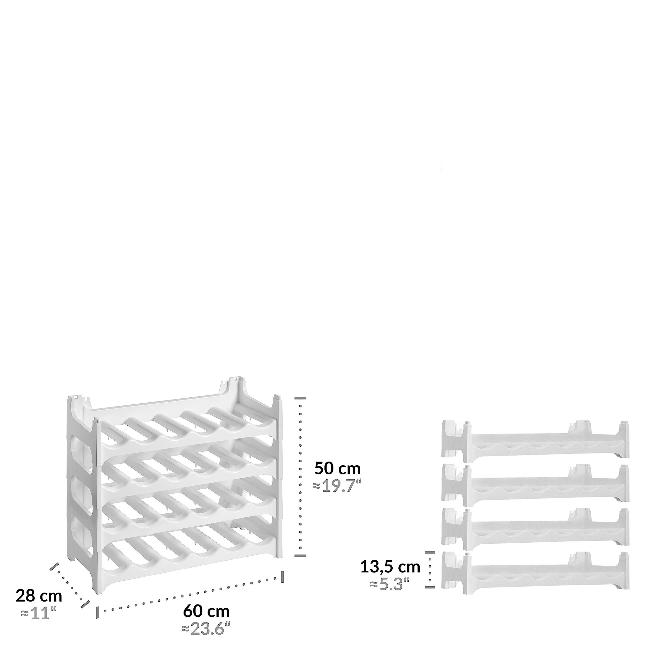 Grizzly Weinregal Modulares Flaschenregal – stapelbar, günstig online kaufen