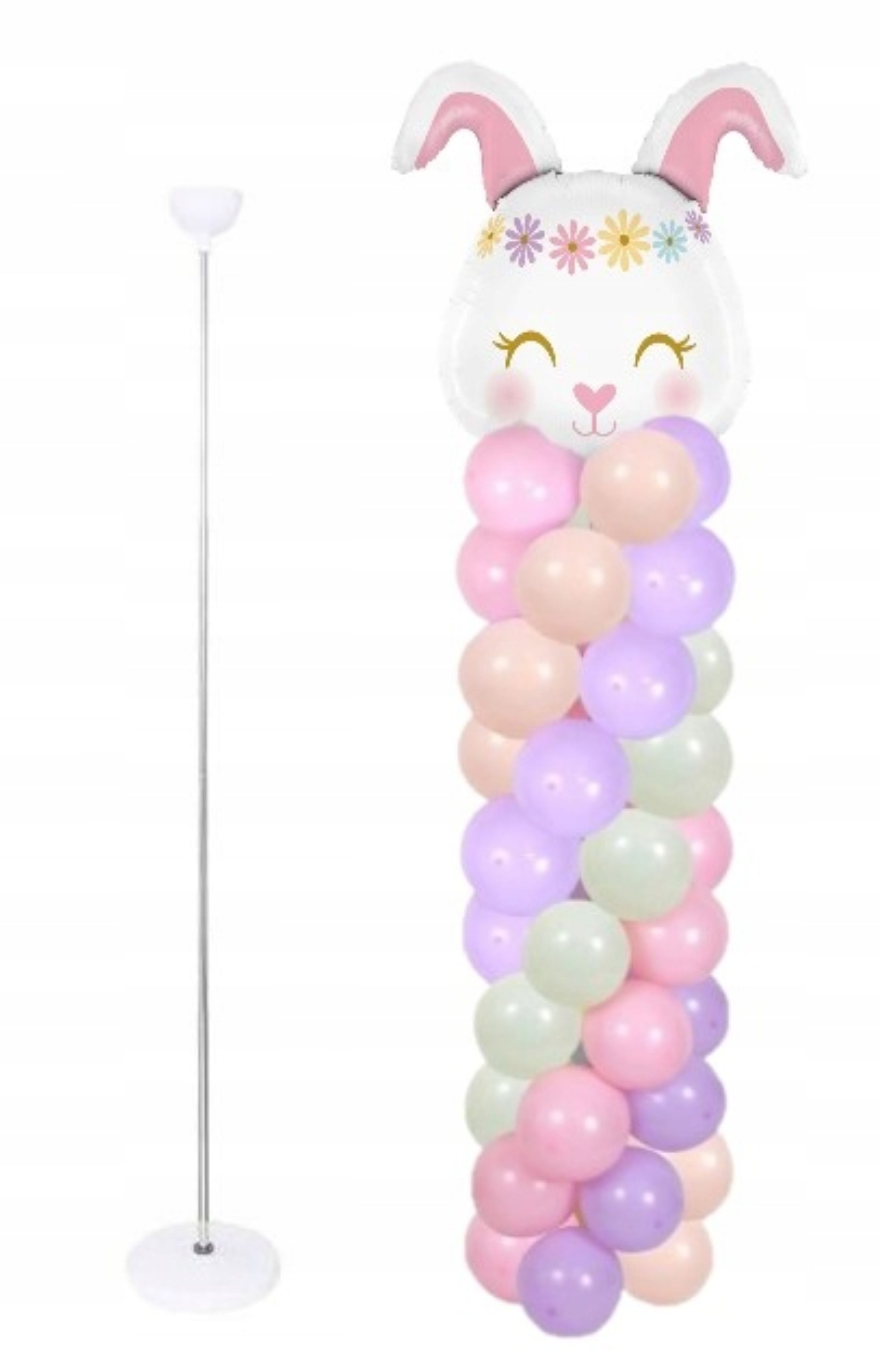 PartyPal Blumenständer Metall-Ballonständer, teleskopisch 50-200 cm, günstig online kaufen