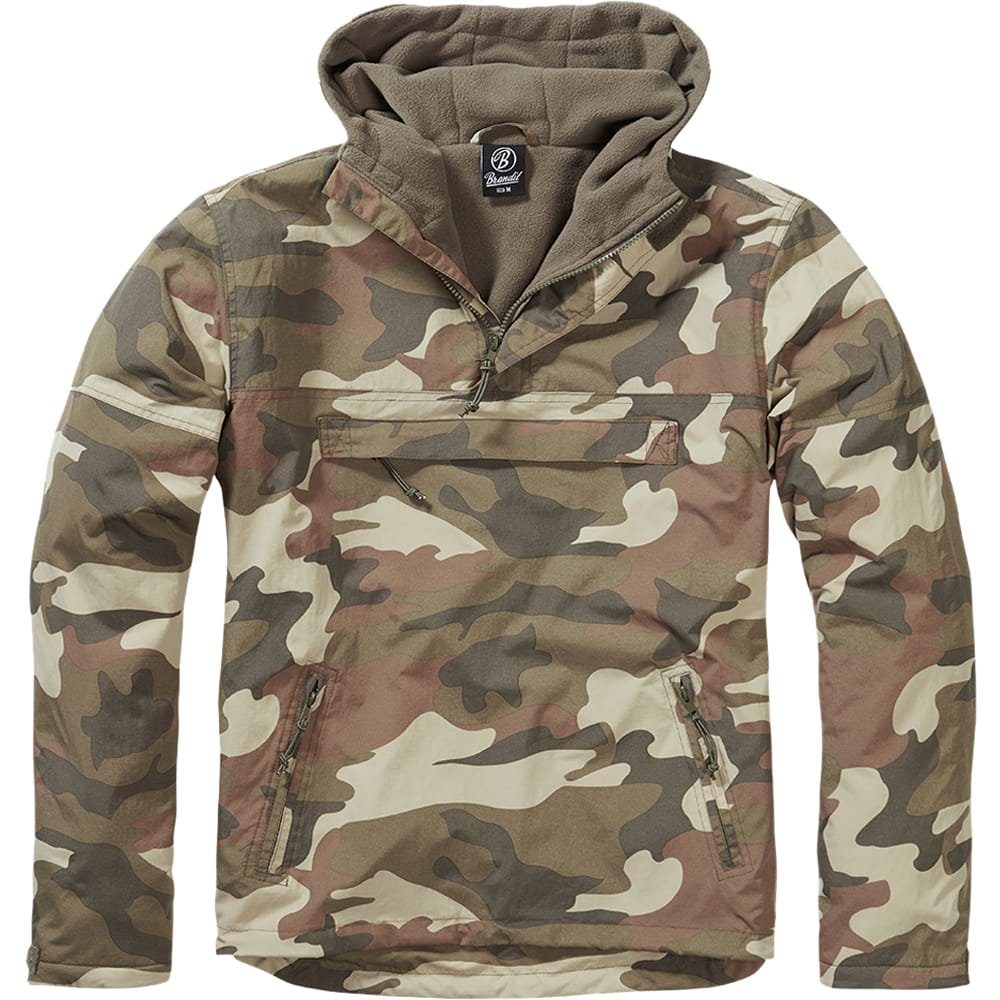 Windbreaker Brandit Windbreaker mit Fleecefutter