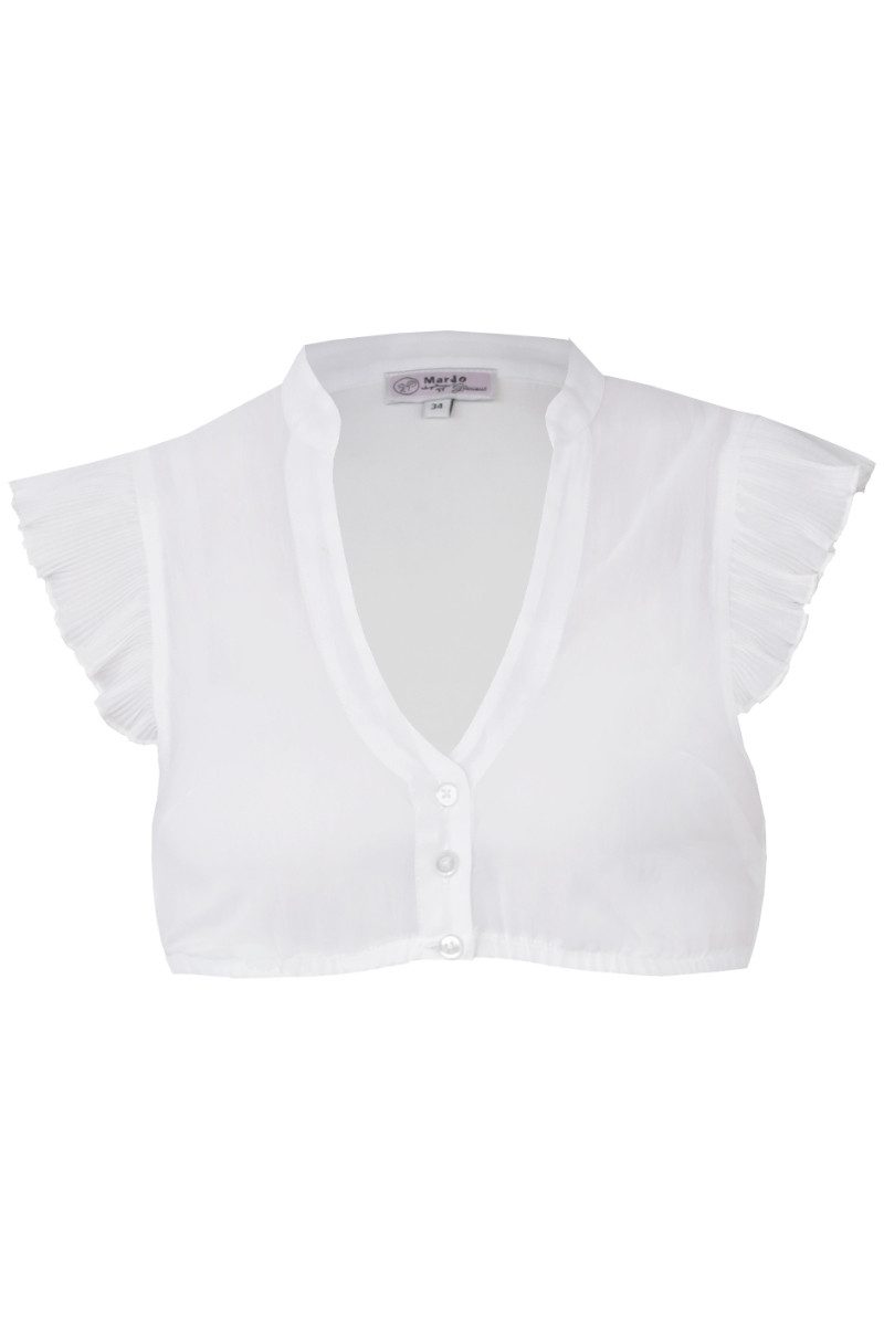 MarJo Dirndlbluse Dirndlbluse - KEMNATH - weiß