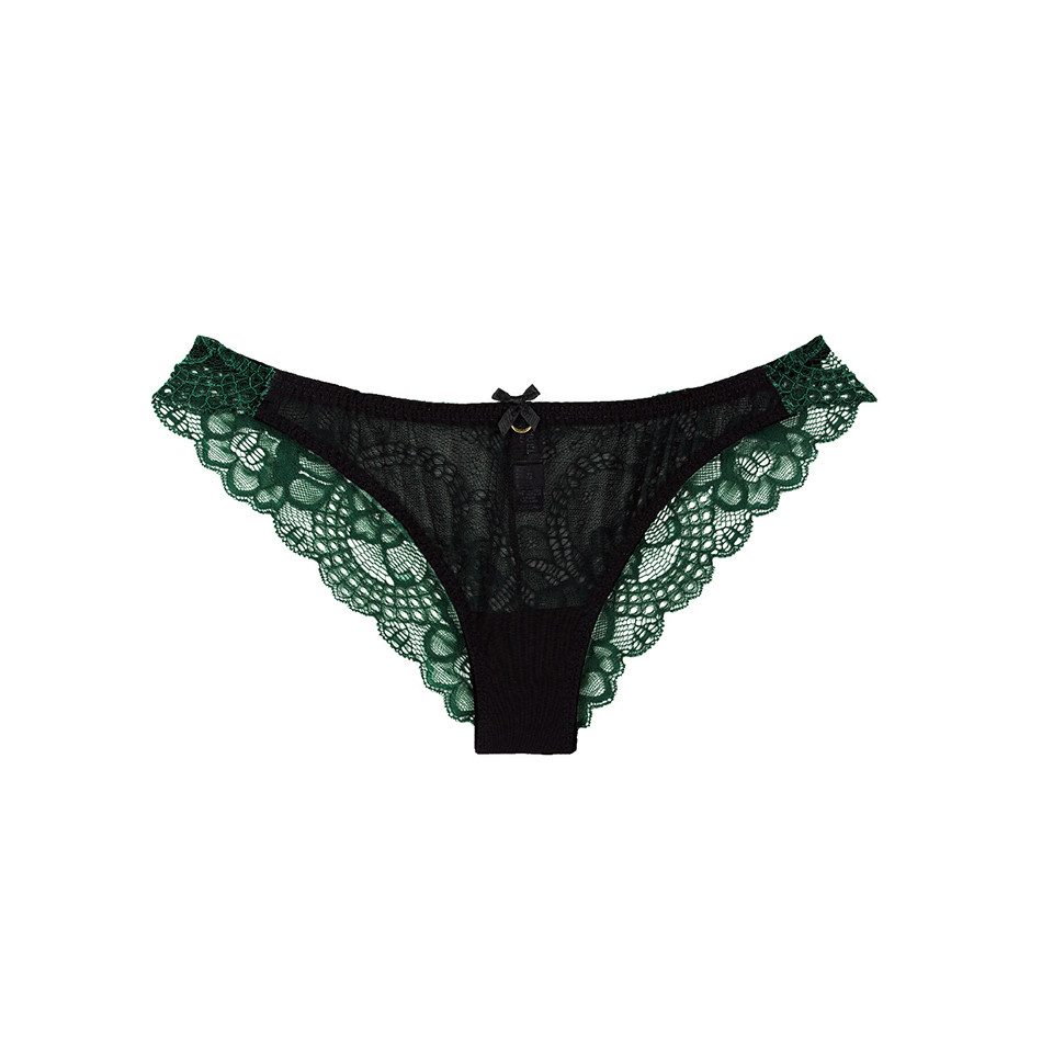 Slip mit transparentem Vorderteil