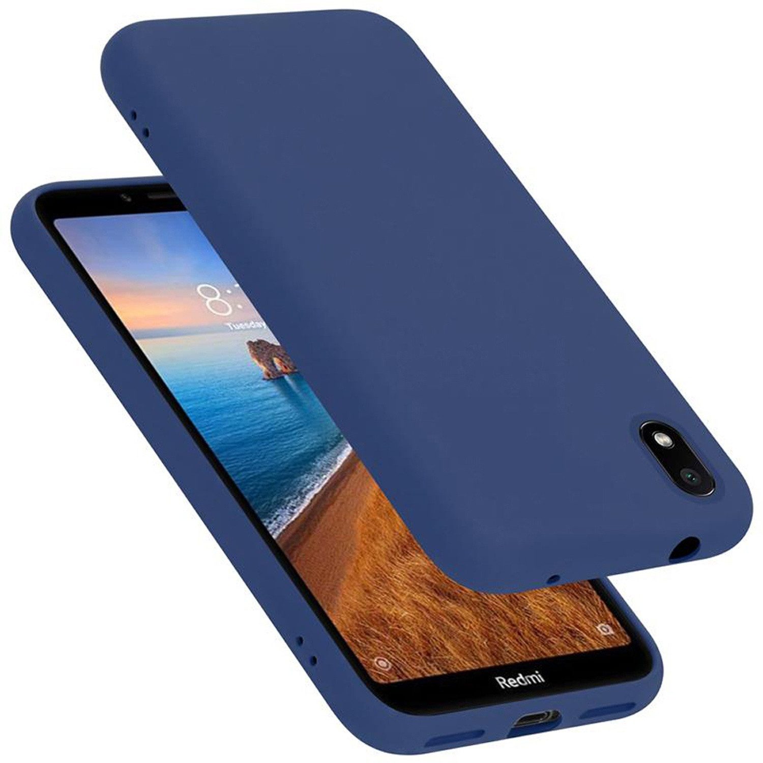 Cadorabo Handyhülle für Xiaomi RedMi 7A Hülle Xiaomi RedMi 7A, Flexible Hülle TPU Silikon Schutzhülle Back Cover Case