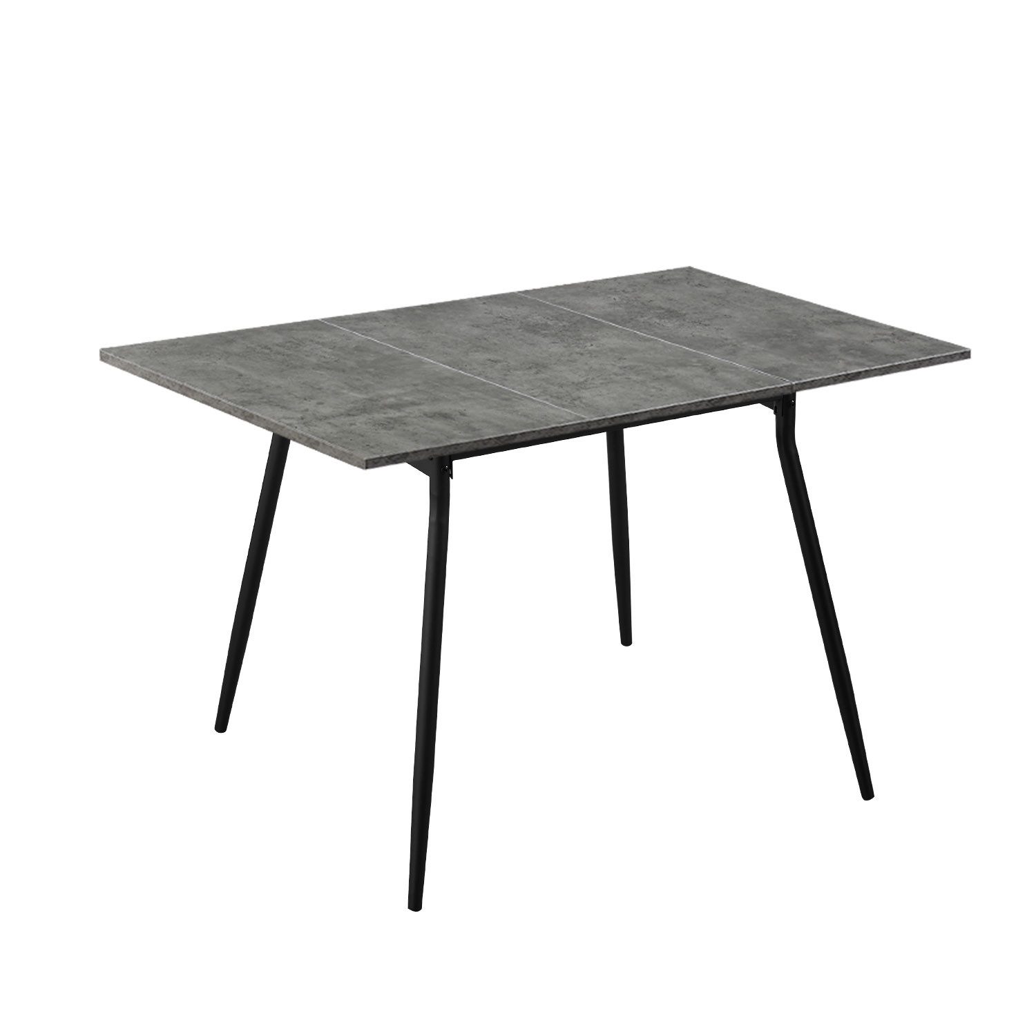 B&D home Esstisch LIO, Metallgestell schwarz oder weiß, ausziehbar, 4-6 Per günstig online kaufen