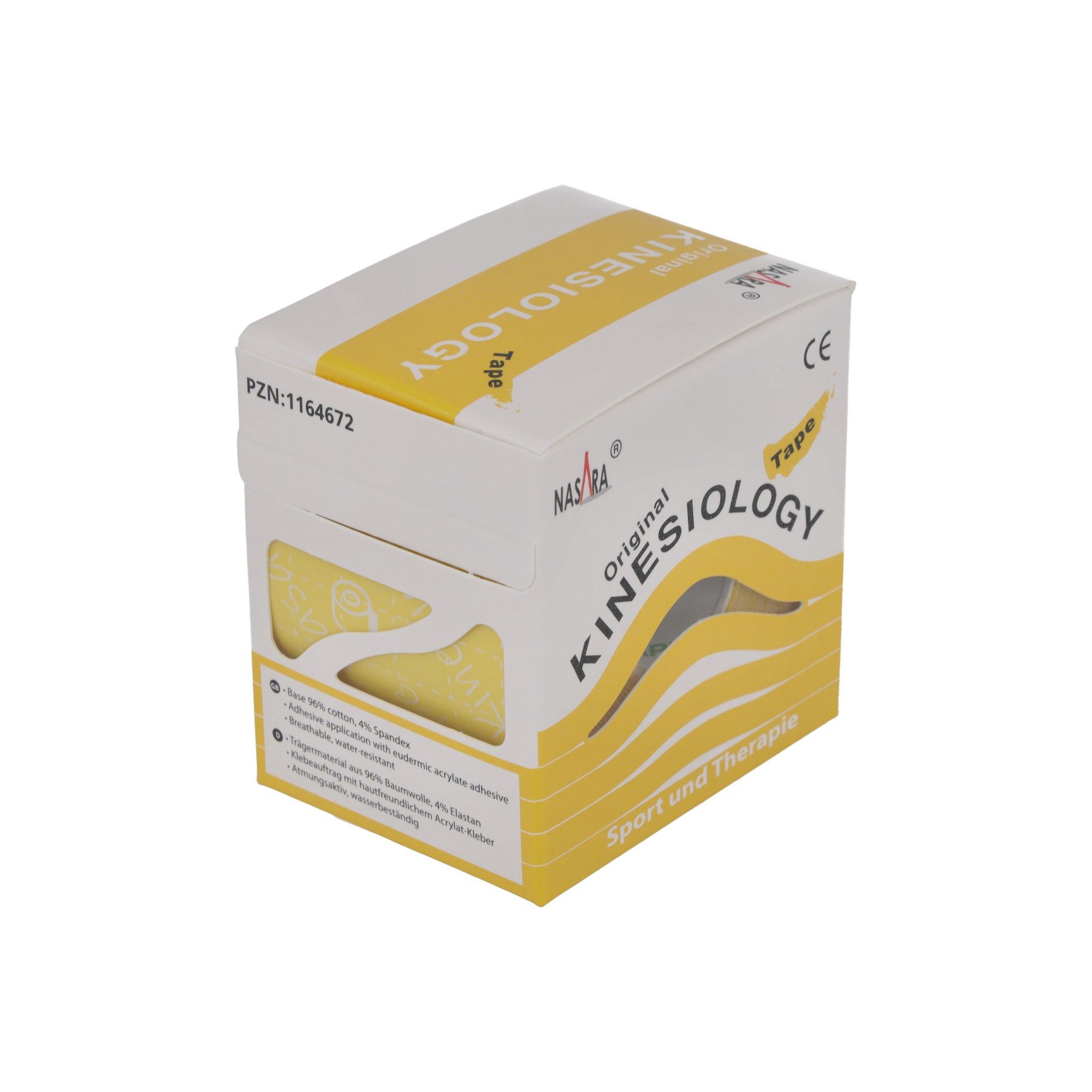 NASARA Kinesiologie-Tape 5cm x 5m 12 Farben