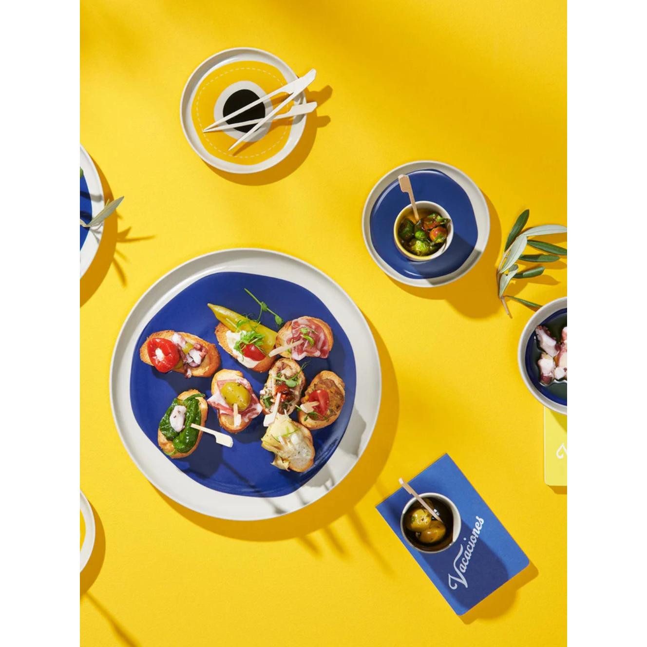 ASA SELECTION Brotteller Asa Brotteller Variété Artiste Schwarz-Weiß (13cm)