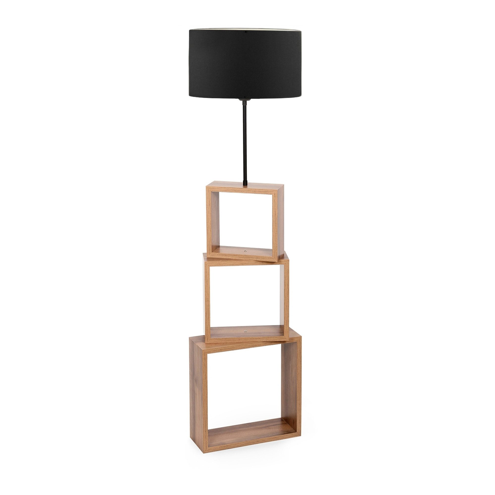 lux.pro Stehlampe, ohne Leuchtmittel, »Mansfield« Stehleuchte 1 x E27 Schwarz