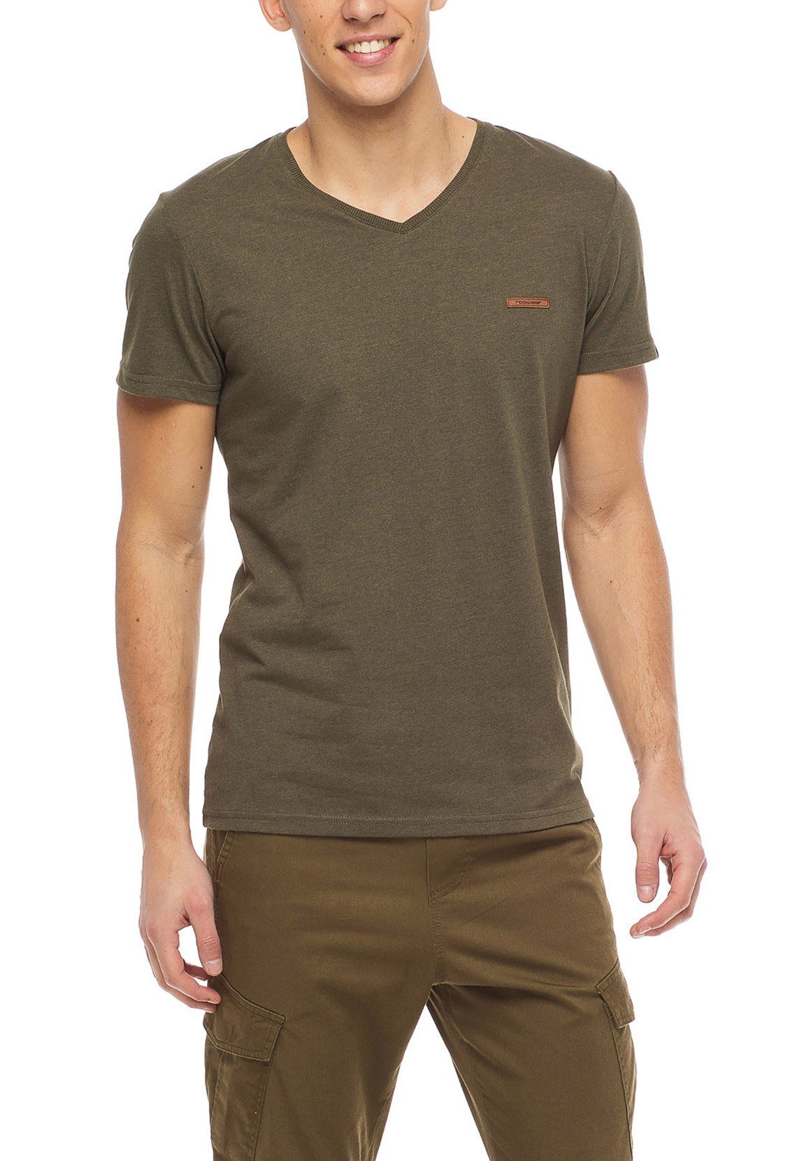 Ragwear T-Shirt Ragwear Herren T-Shirt KIAN 2122-15004 Olive 5031 Khaki