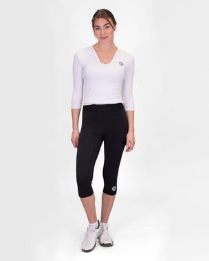 BIDI BADU Leggings Crew Capri Leggings für Damen in schwarz Sportlich