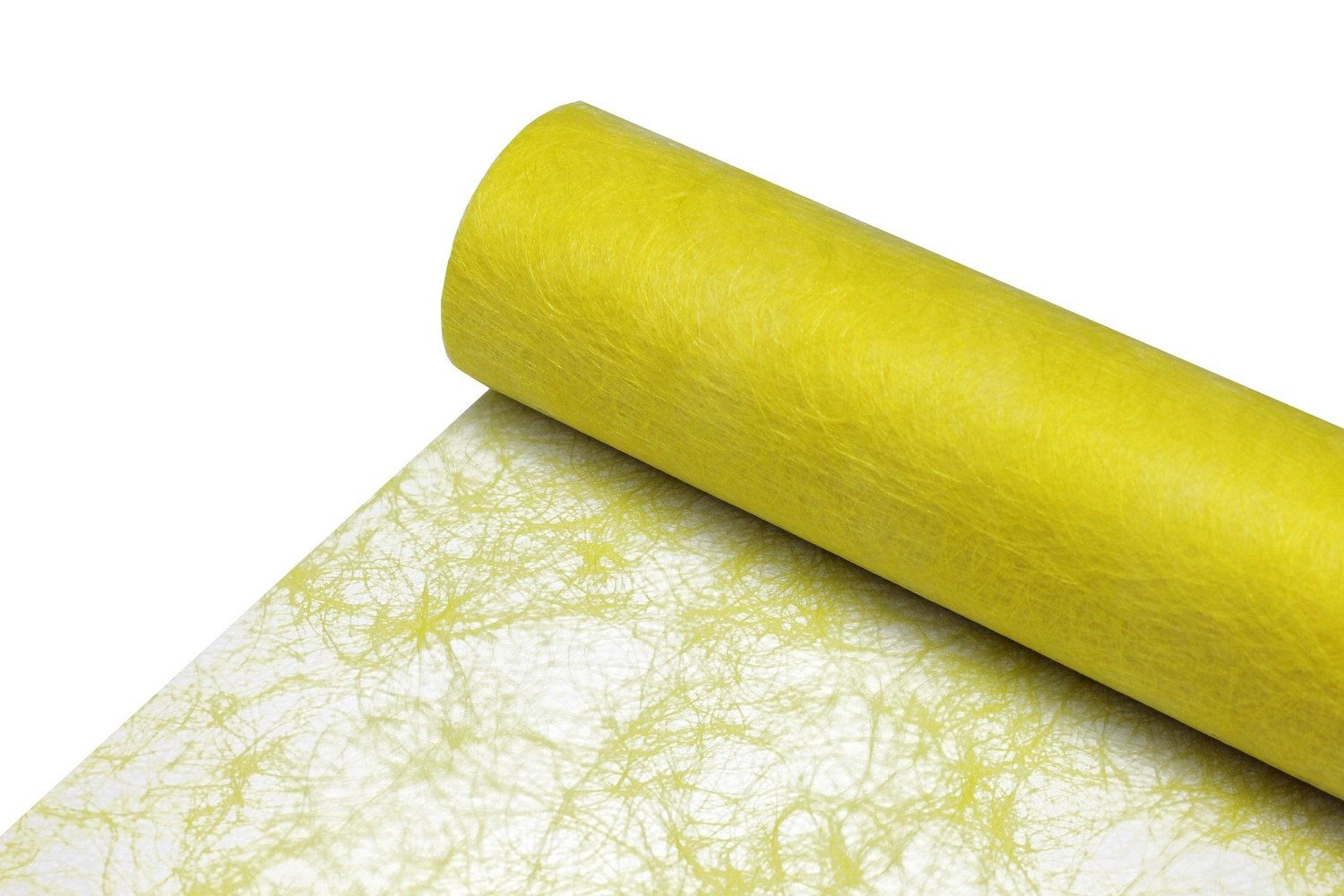 Deko AS Tischläufer Sizoflor Tischband gelb 30 cm Rolle 5 Meter 60 010-R (1-tlg, 1 Rolle Tischläufer), Strapazierfähig