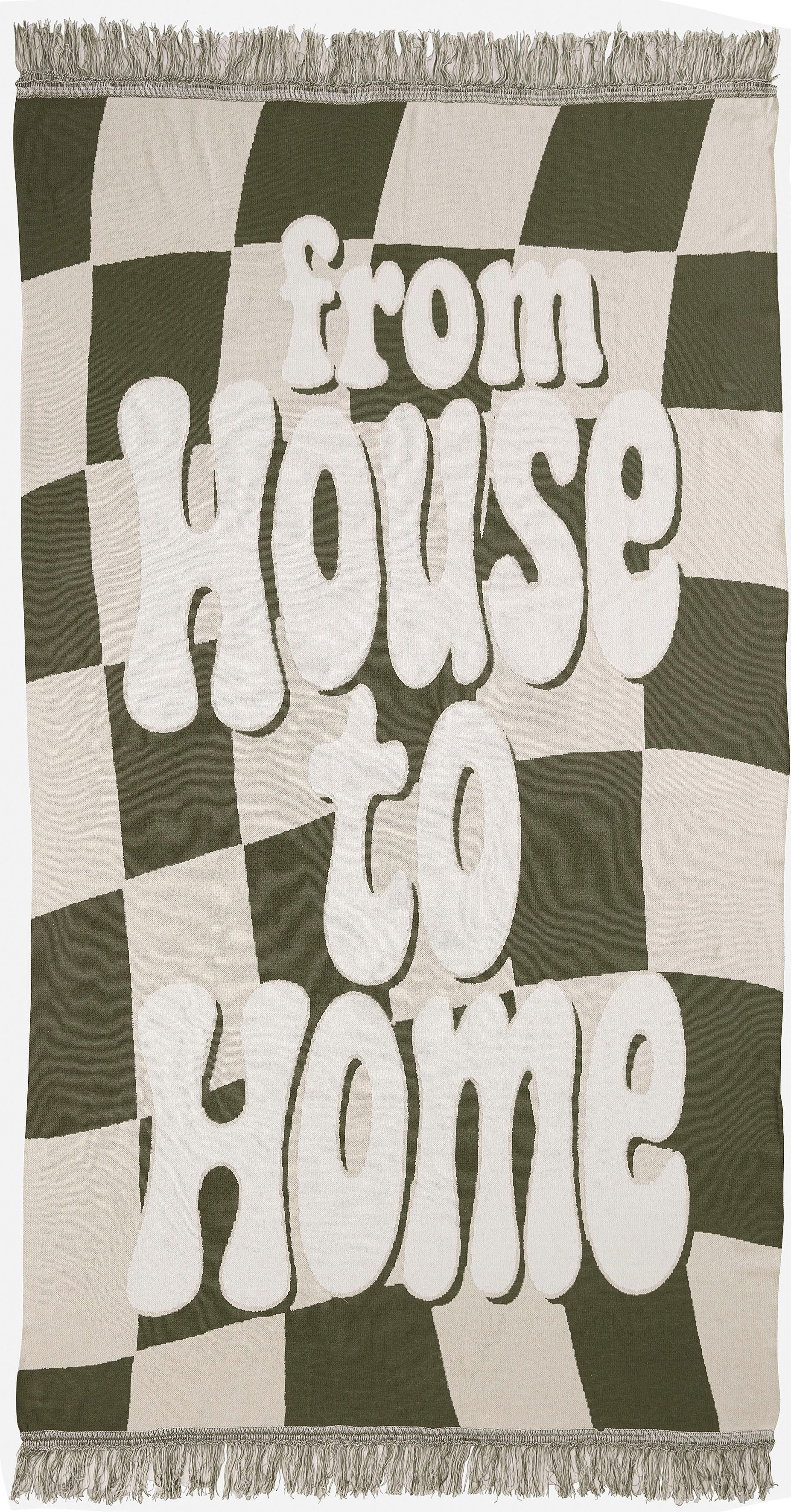 Wohndecke Snugsy, homsy by Ana Johnson, Pflegeleicht, 100% Baumwolle, Exklusiv, 200x150 cm, Tagesdecke