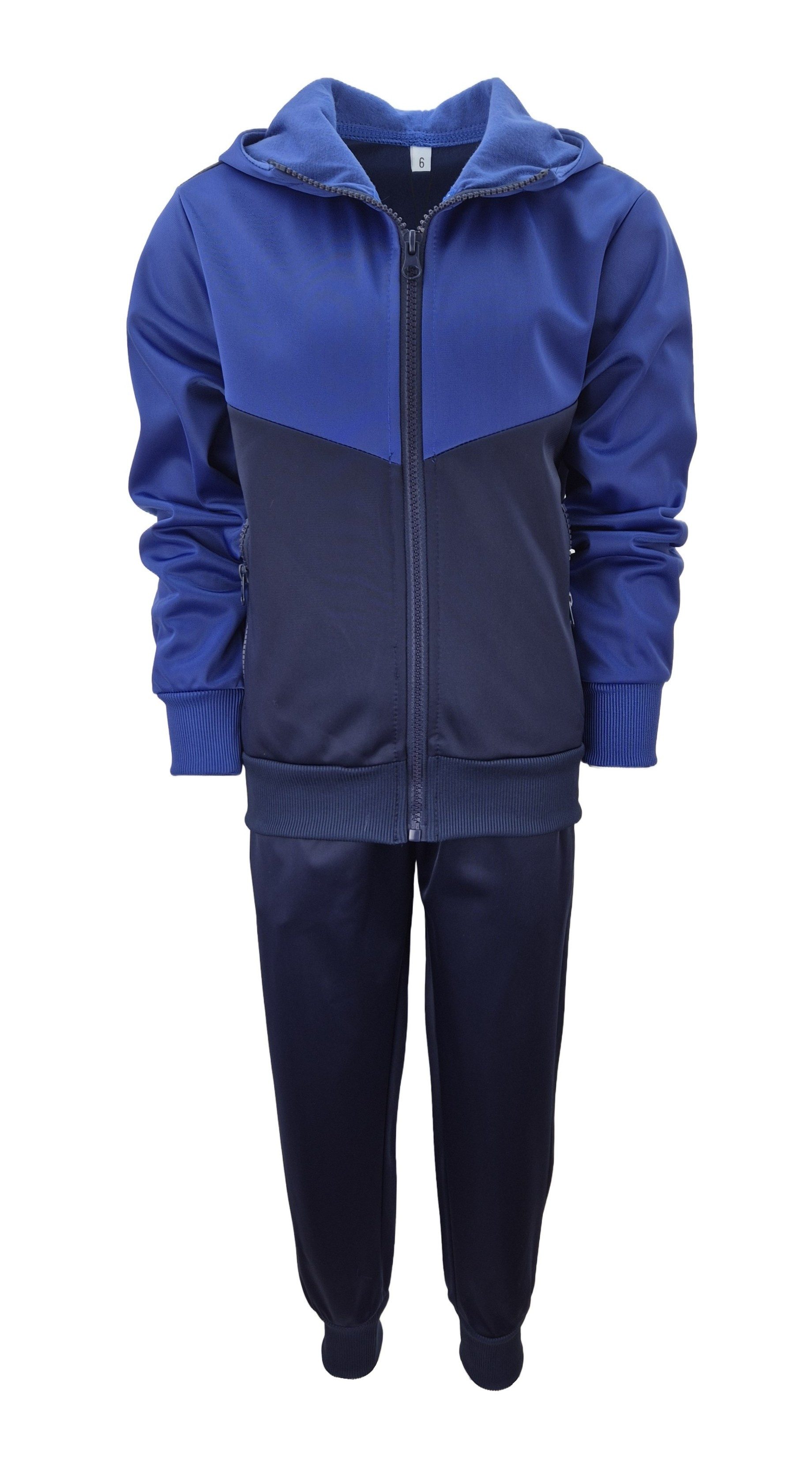 Hessis Trainingsanzug Jogginganzug Freizeitanzug Set für Jungen und Mädchen JF516 (Set, 2-tlg., Jacke mit Jogginghose), bestehend aus Jacke und Jogginghose