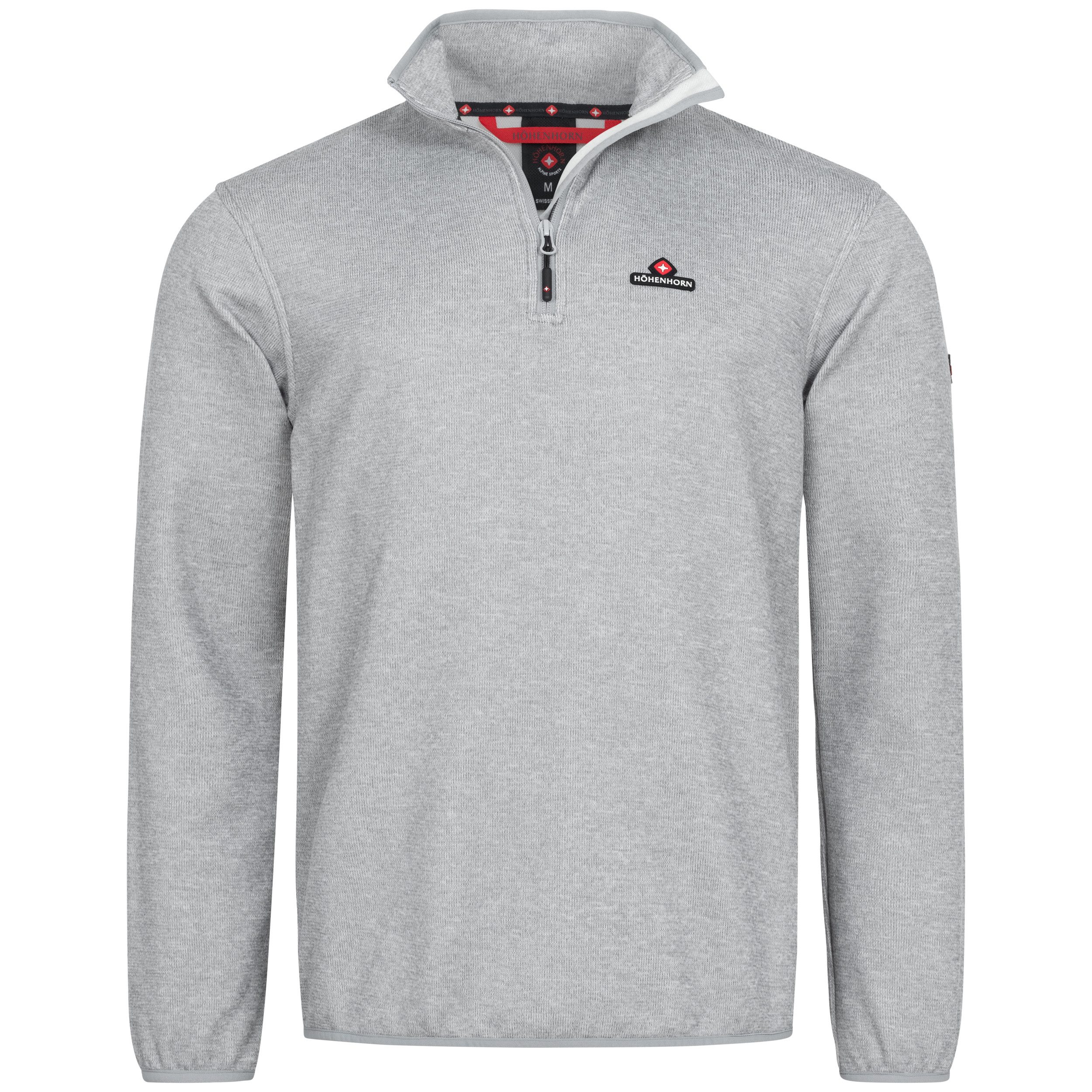 Höhenhorn Fleecepullover Swissfels Herren Strickfleece Pullover Sweatshirt günstig online kaufen