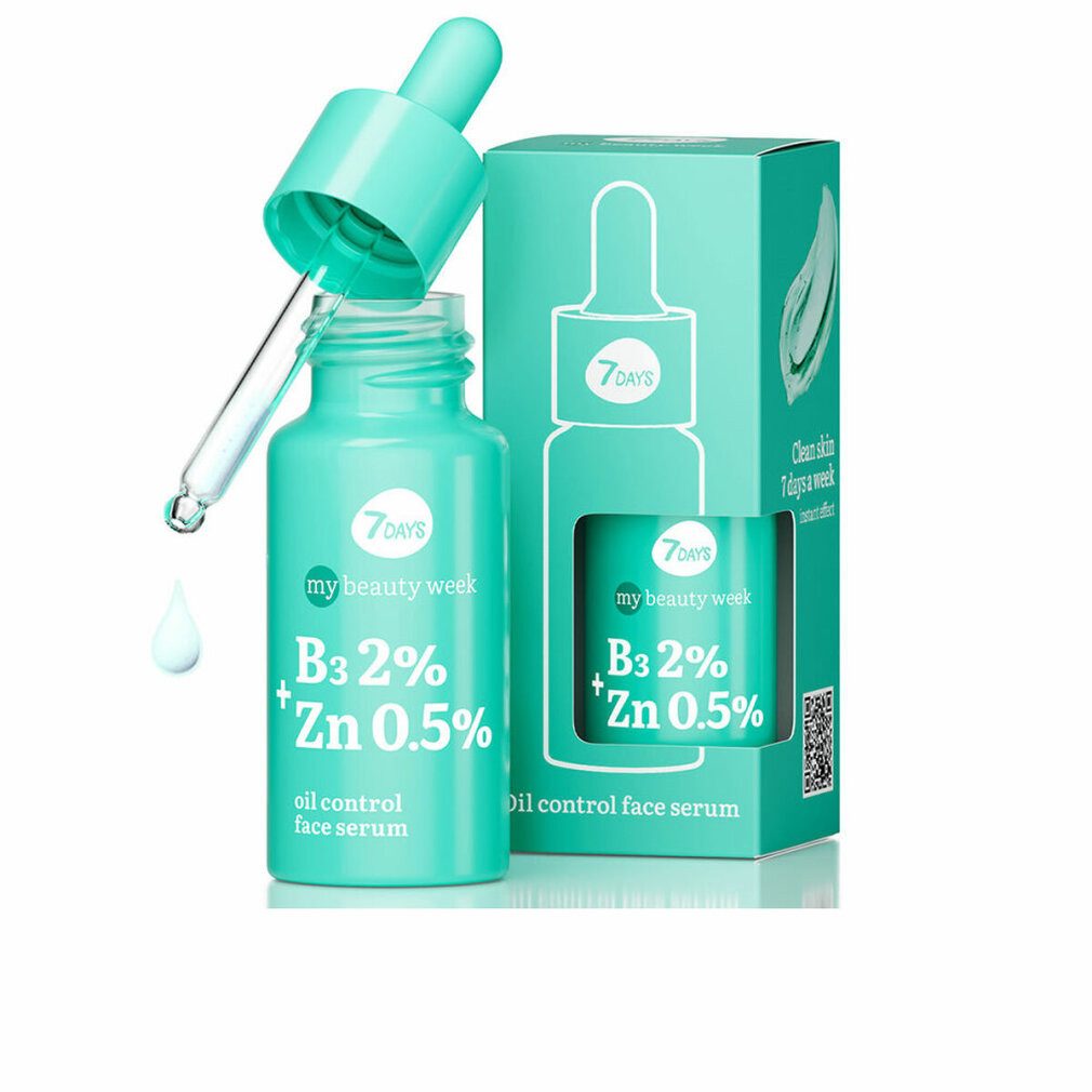 7DAYS Tagescreme B3 2% + ZN 0,5% feuchtigkeitsspendendes Gesichtsserum 20 ml