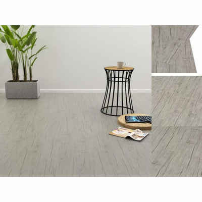 vidaXL Laminat »PVC Laminat Dielen Selbstklebend 4,46 m² 3 mm Eiche gewaschen Vinylboden Bodenbelag Fußboden Vinyl«