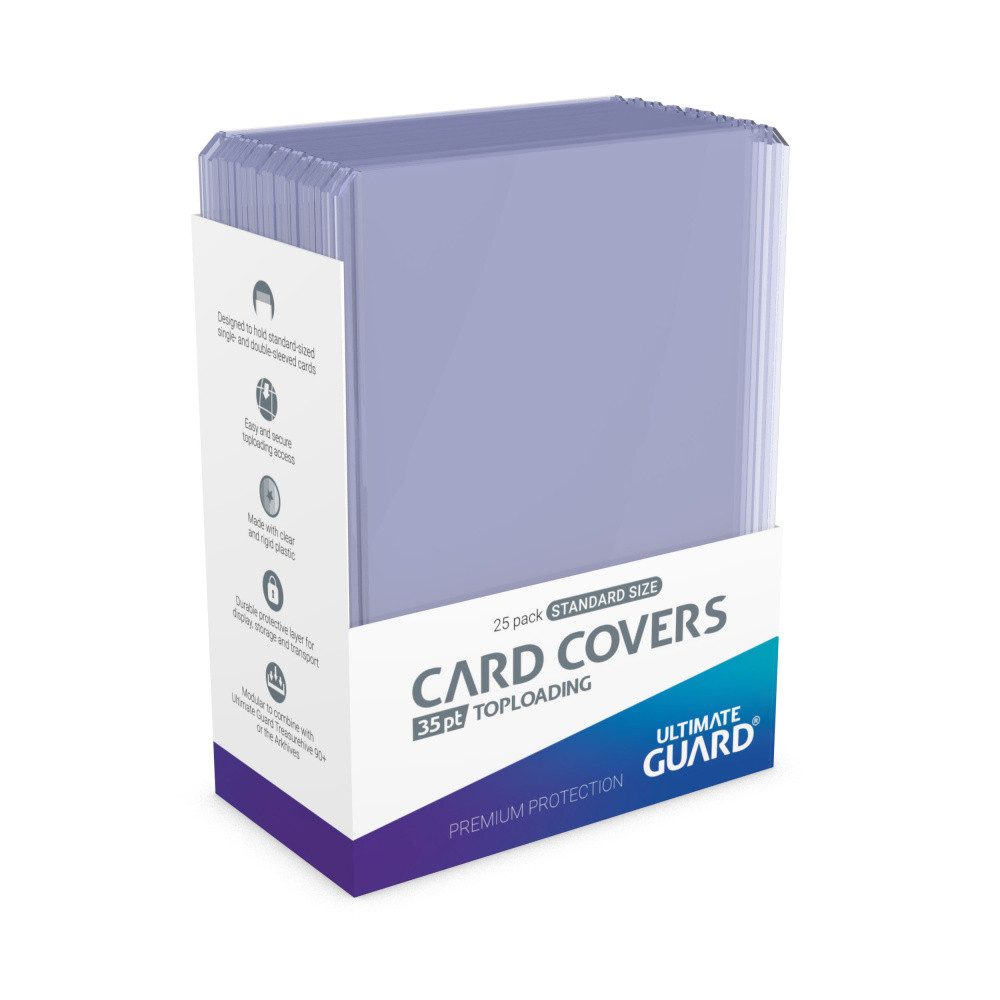 Sammelkarte Ultimate Guard Card Covers Toploading 35 pt Transparent (25er-Pack)