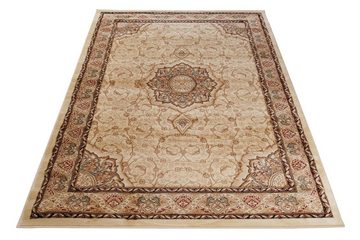 Orientteppich Oriente Teppich - Traditioneller Teppich Orient Beige, Mazovia, 60 x 100 cm, Geeignet für Fußbodenheizung, Pflegeleicht, Wohnzimmerteppich