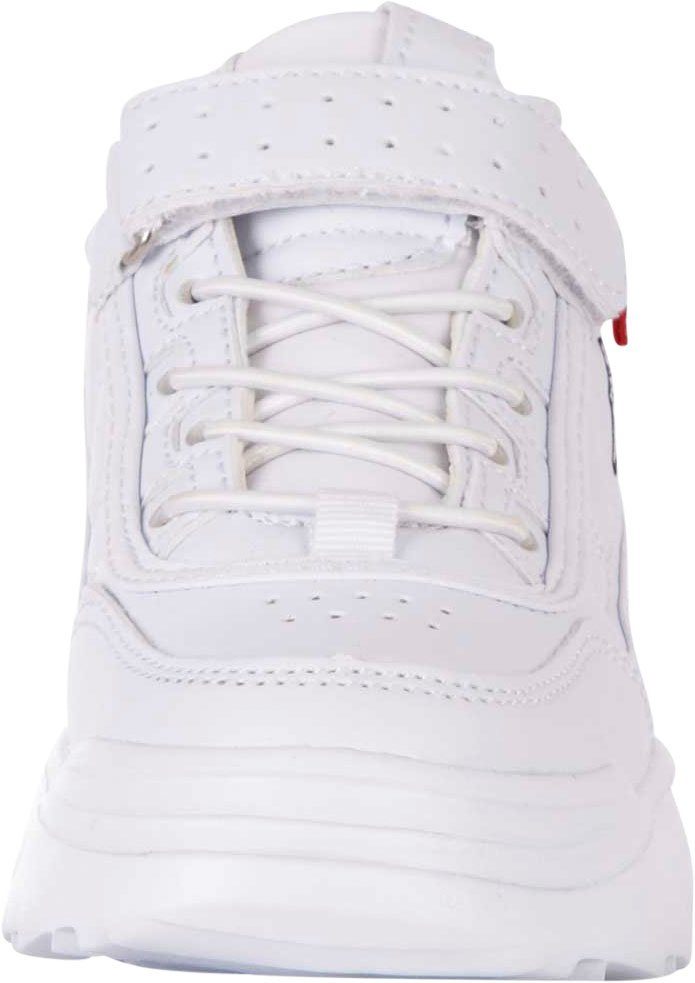 für mit Kappa white Sneaker Klettverschluss Kinder