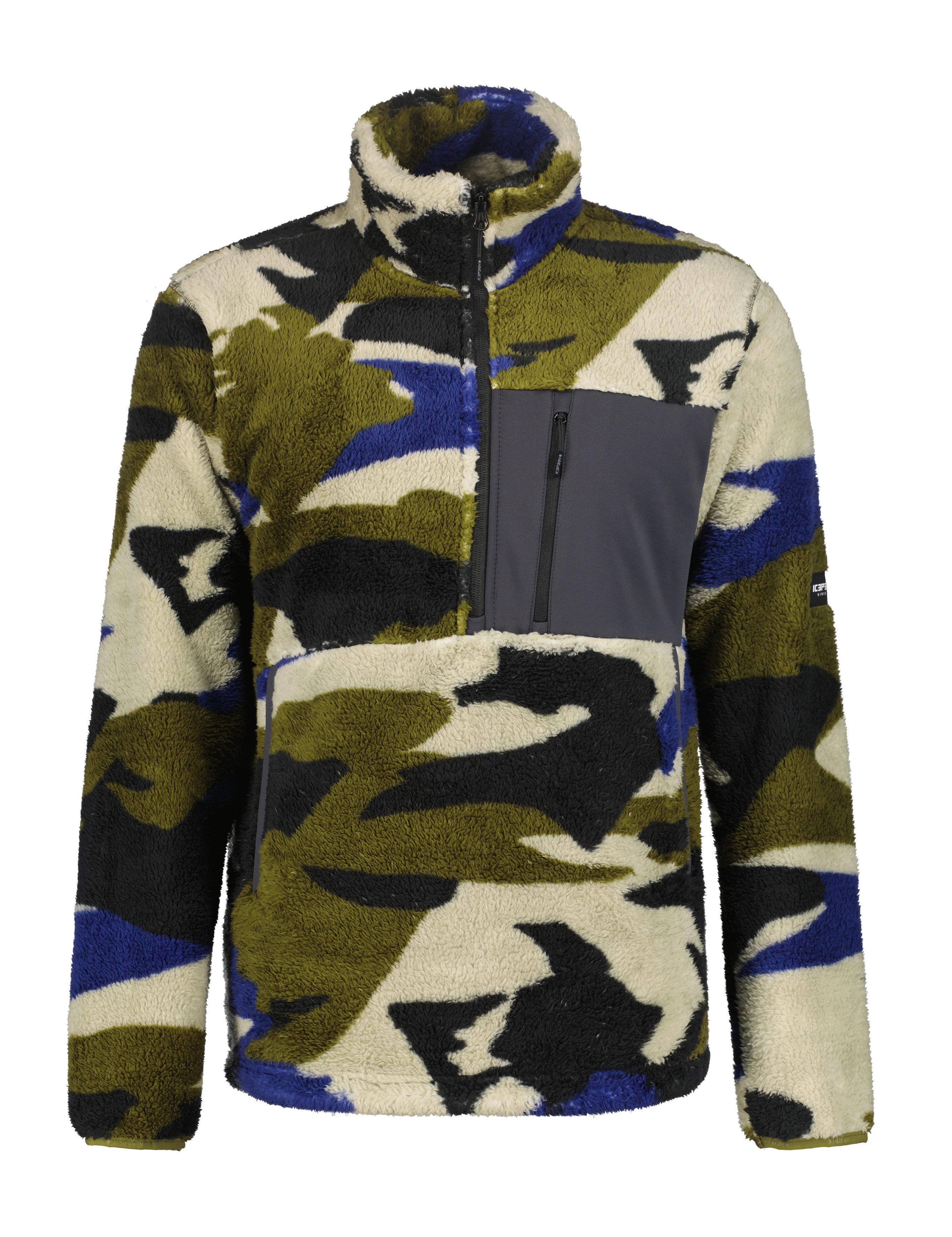 Icepeak Fleecepullover ICEPEAK CRARY (1-tlg) mit Kängurutasche und Brusttas günstig online kaufen