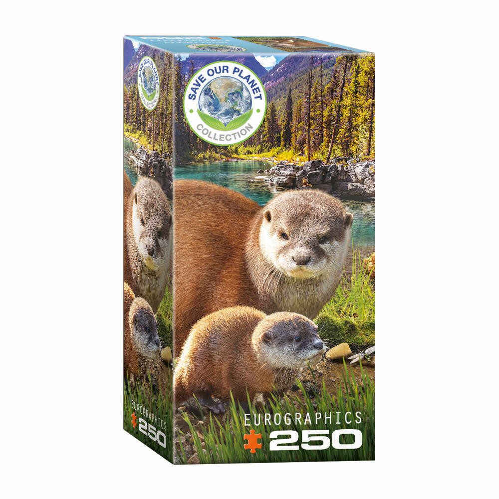 EUROGRAPHICS Puzzle Otter, 250 Puzzleteile