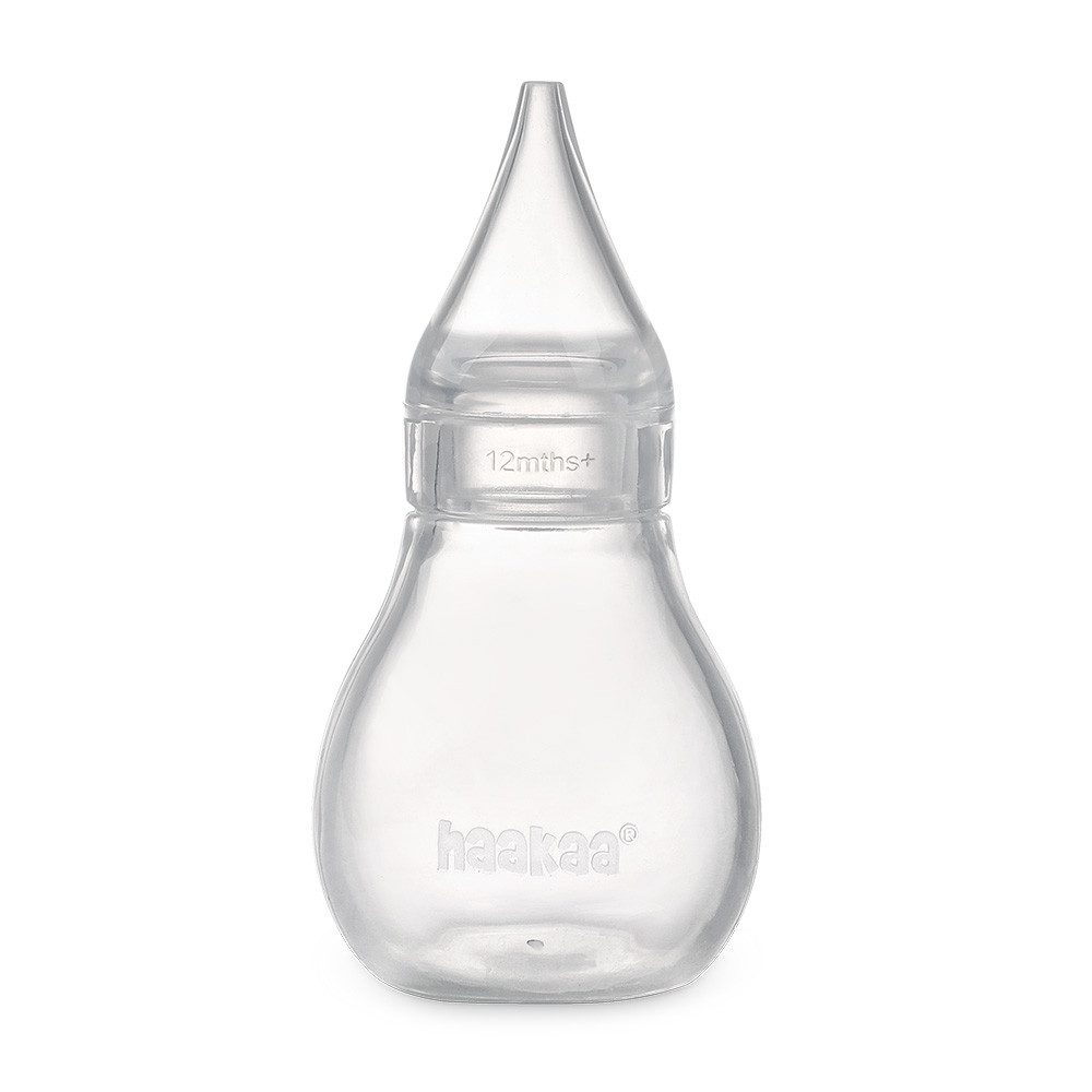 Haakaa Nasensauger Nasensauger Easy-Squeezy - 2 Aufsätze, lebensmittelechtes Silikon, 1-tlg., Frei von BPA, PVC und Phthalaten