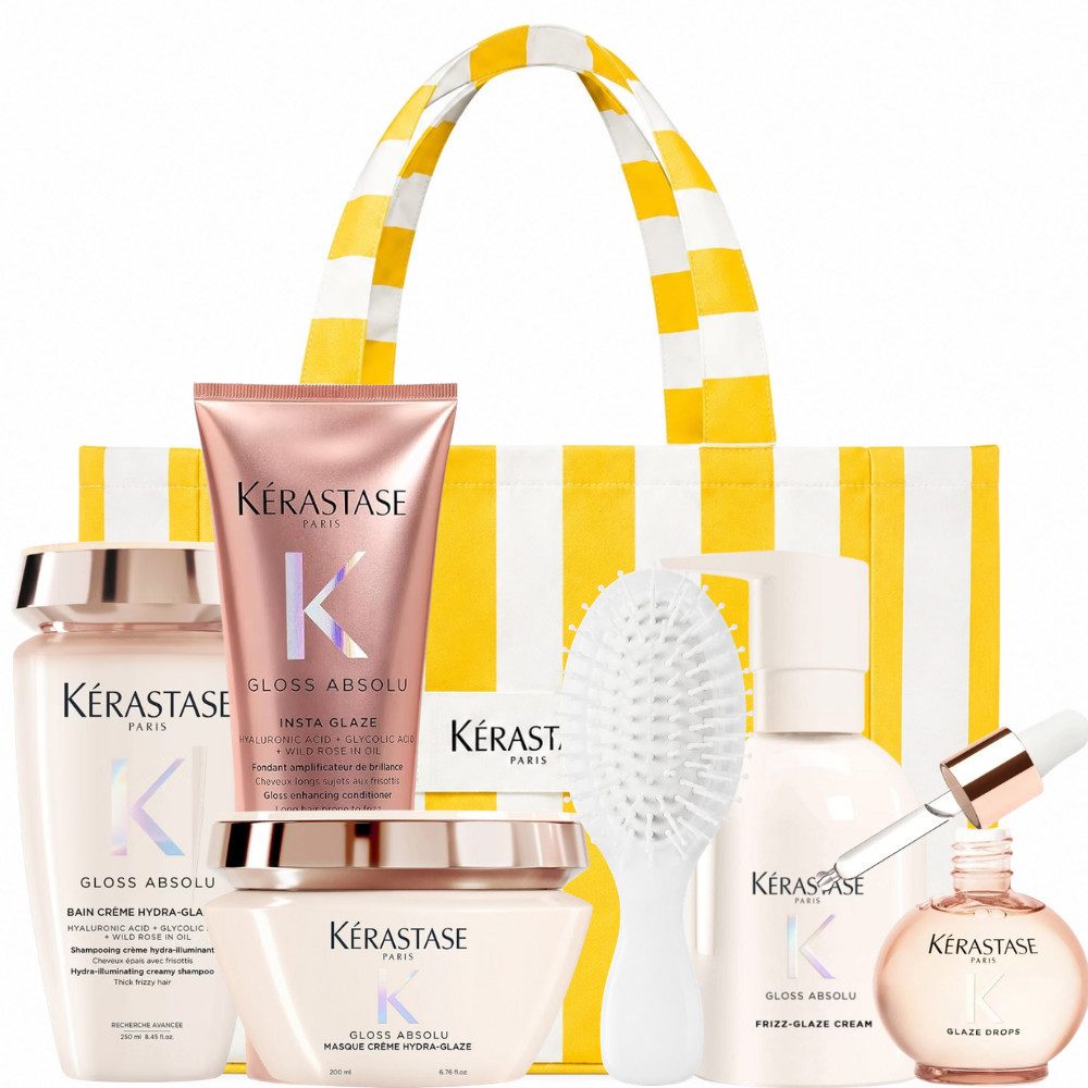 Kérastase Haarpflege-Set Gloss Absolu Luxury Routine for thick Hair, 7-tlg.