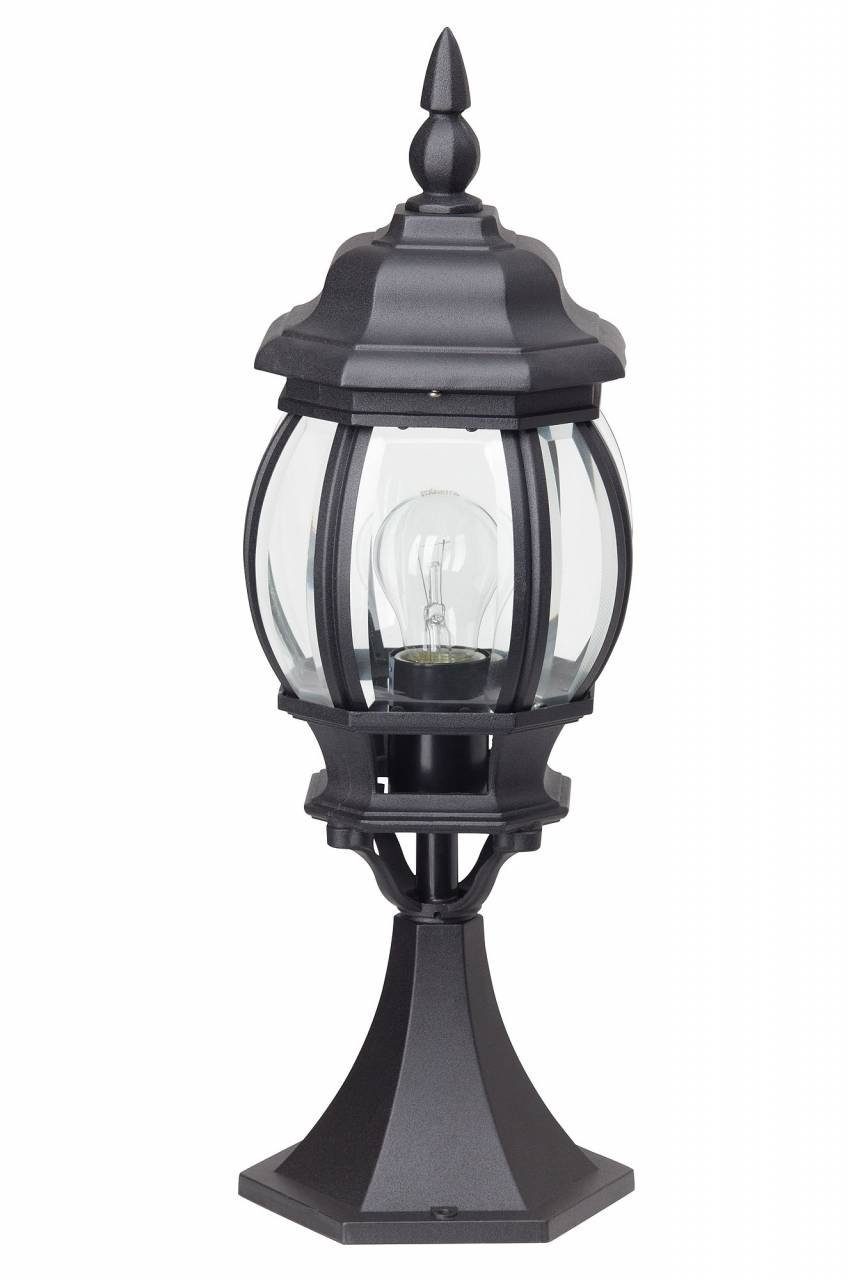 Brilliant Außen-Stehlampe Istria, 1x E27, geeig 50cm schwarz Lampe Außensockelleuchte Istria 60W, A60