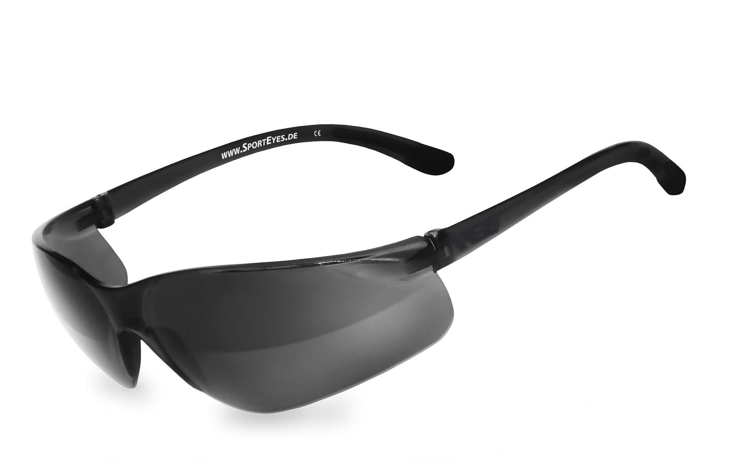 HSE - SportEyes Sportbrille durch 1.0, Steinschlagbeständig Kunststoff-Sicherheitsglas DEFENDER