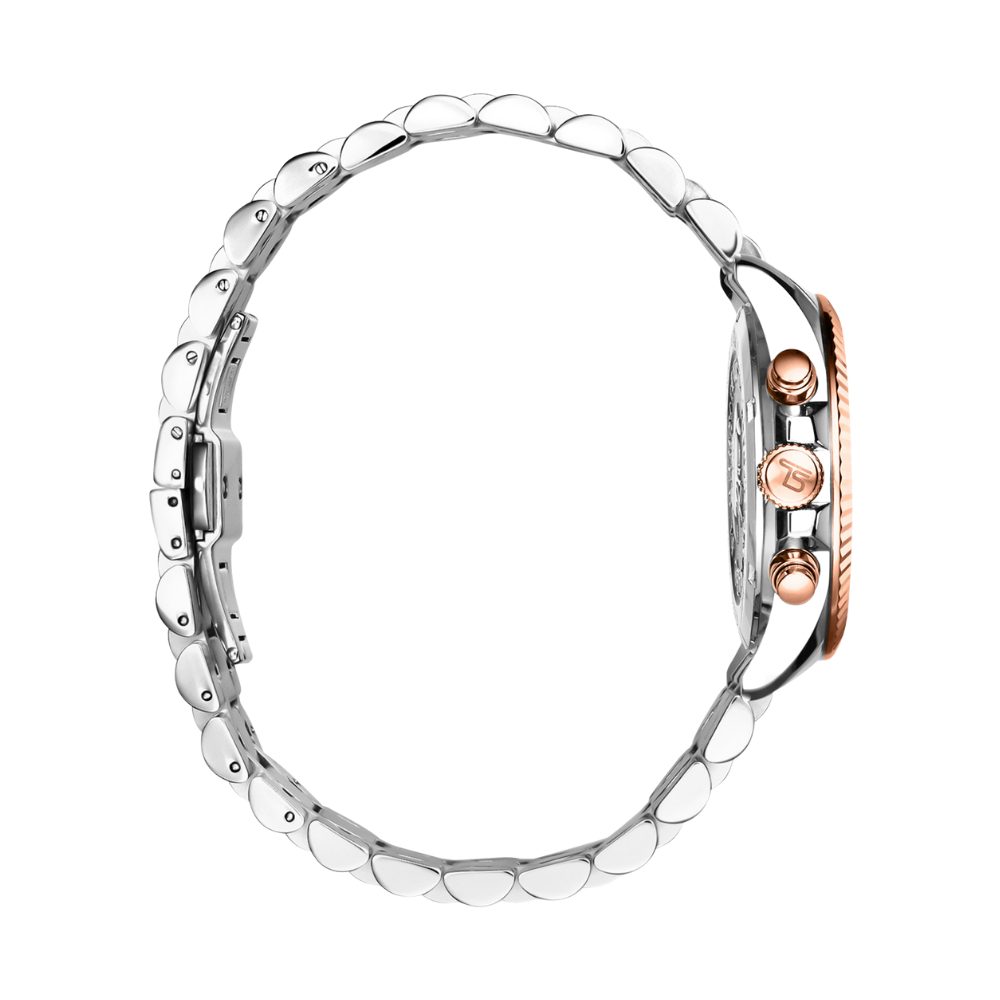 THOMAS SABO Chronograph WA0221-272-201-38 MM, Thomas Sabo, Chronograph, Bicolor, Silberfarben, Roségoldfarben
