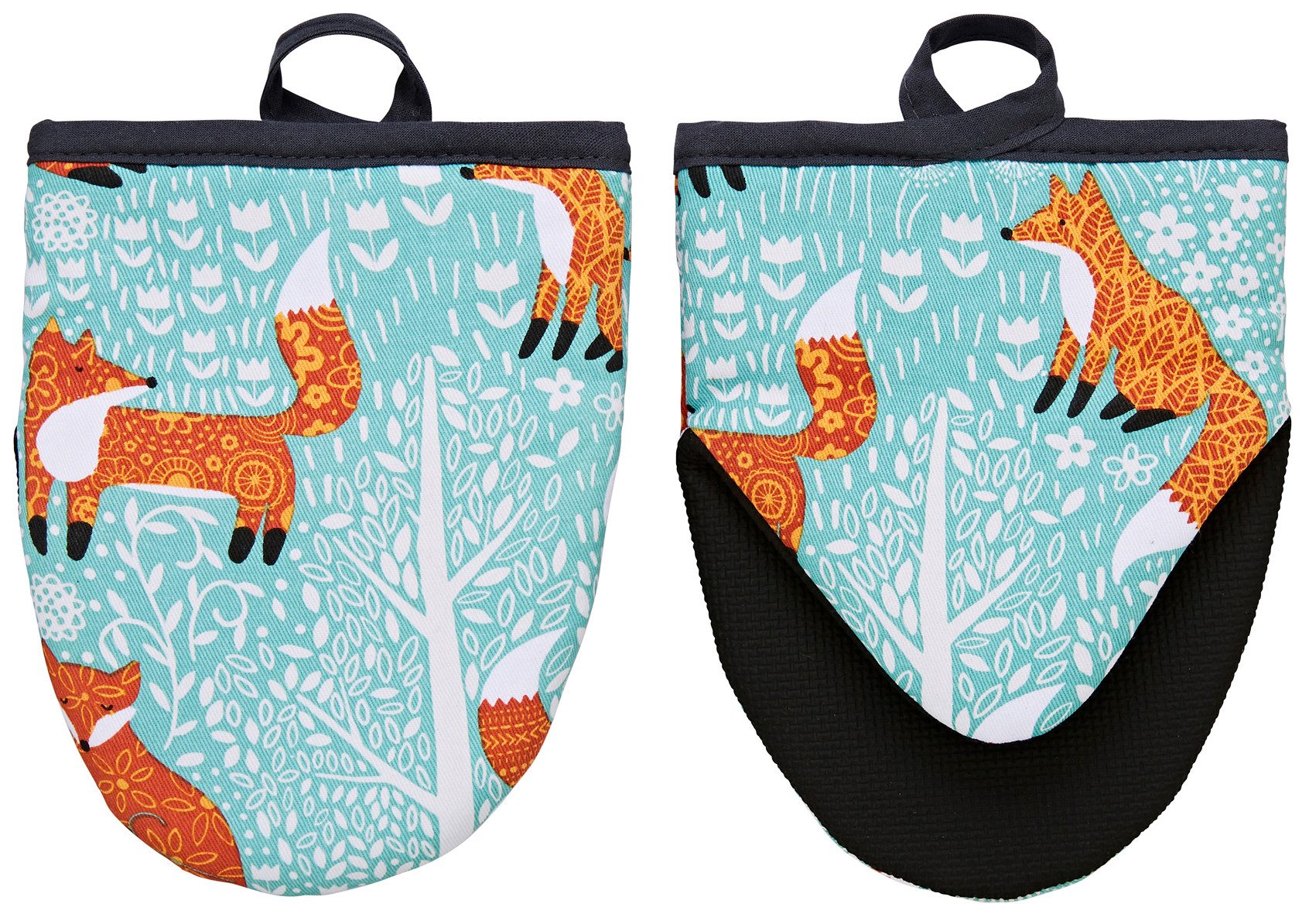 Ulster Weavers Topfhandschuhe Foraging Fox, (Set, 2-tlg., 2-teilig), mit Neopren, wattiert, Größe: ca.17x14,5 cm