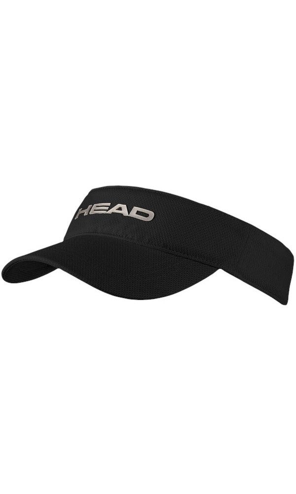 Head Visor Tennis Performance 2025 (Polyester, Klettverschluss) schwarz
