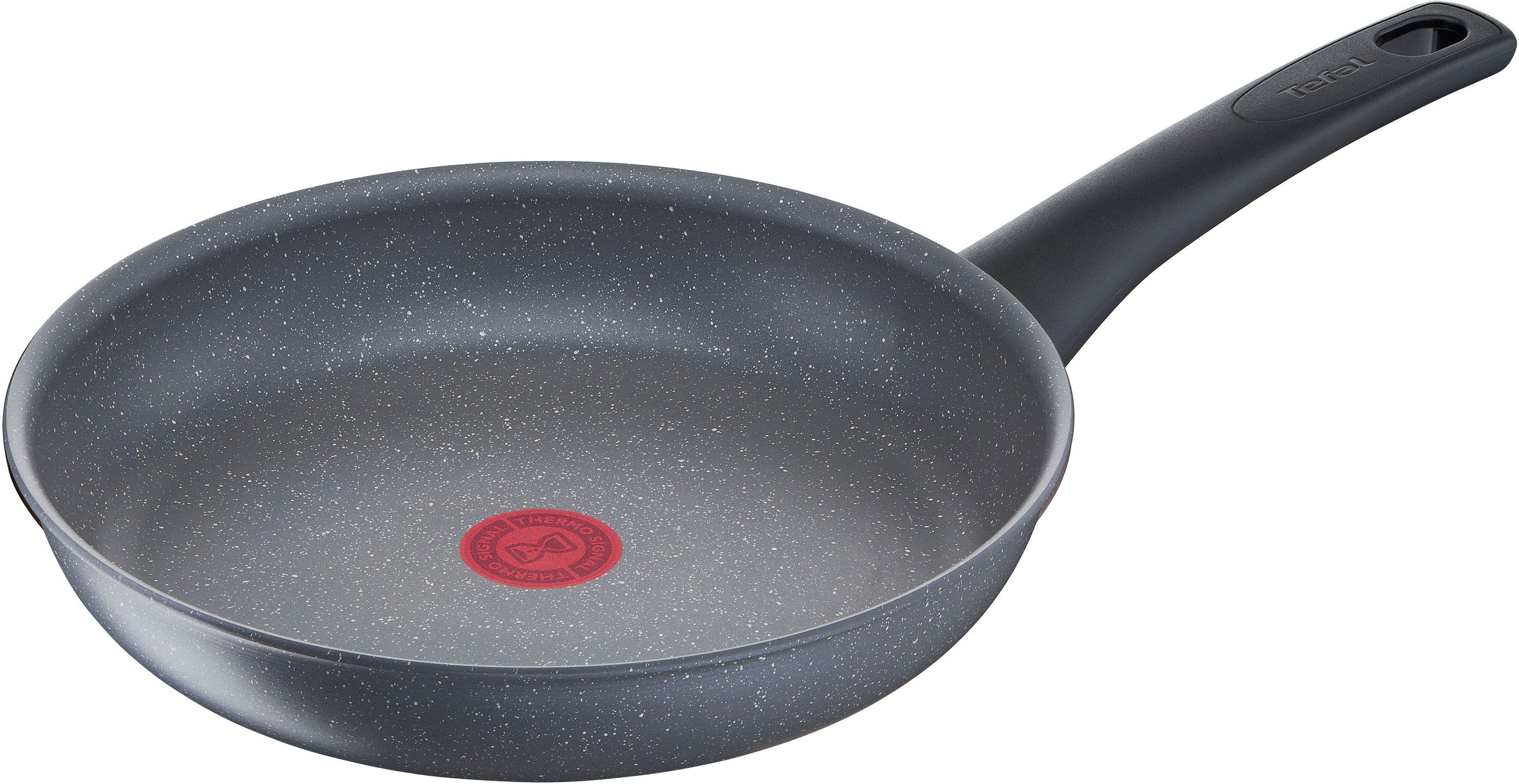 Tefal Bratpfanne Healthy Chef, Aluminium (1-tlg), Mineralia+Versiegelung, Thermo-Signal, Induktion