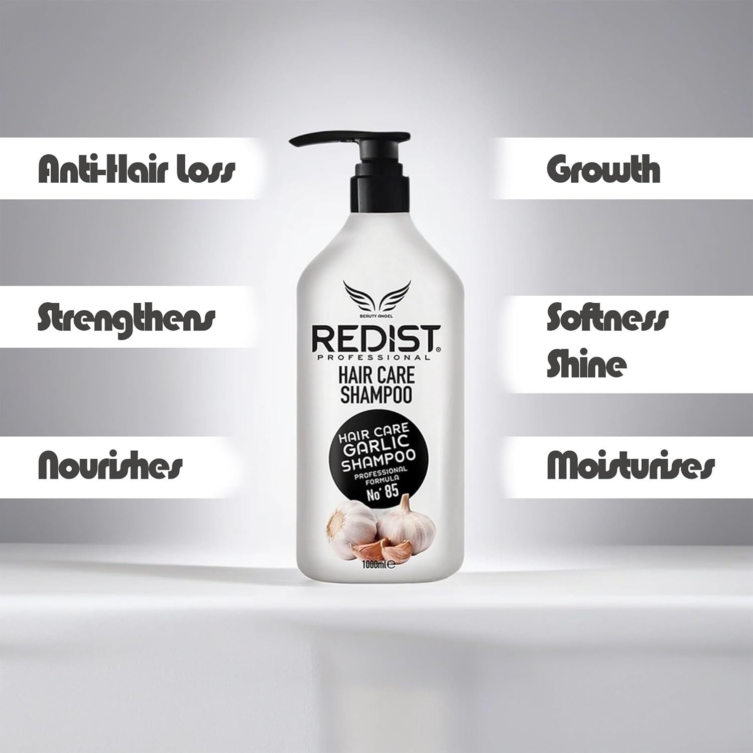 Redist Haarpflege-Set Garlic Pflege-Set - Shampoo + Haarkur + Milk Conditioner, Spar-Set, 3-tlg., Gegen Haarausfall