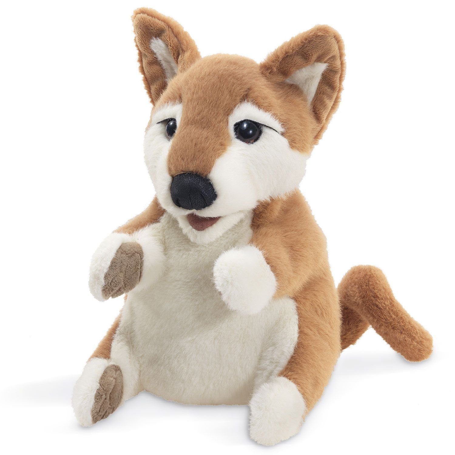 Folkmanis Handpuppen Handpuppe Folkmanis Handpuppe Japanischer Hund / Shibu Inu Puppy 25 cm 3199 (Packung)
