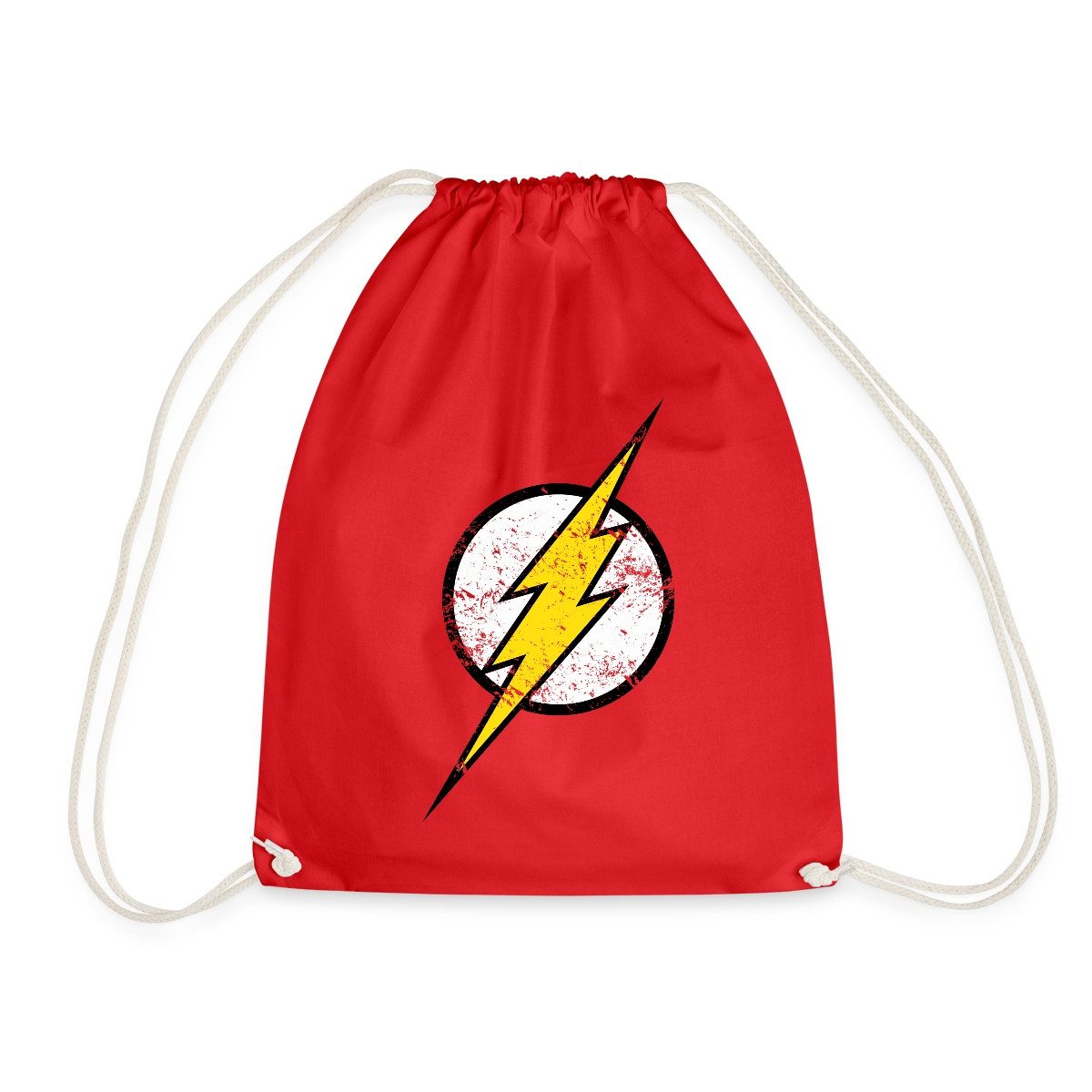 Turnbeutel DC Comics Justice League The Flash Logo Used Look Turnbeutel